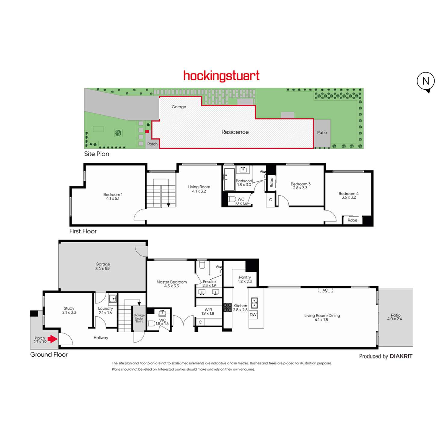 Floorplan of Homely townhouse listing, 33A Harrison Street, Box Hill North VIC 3129