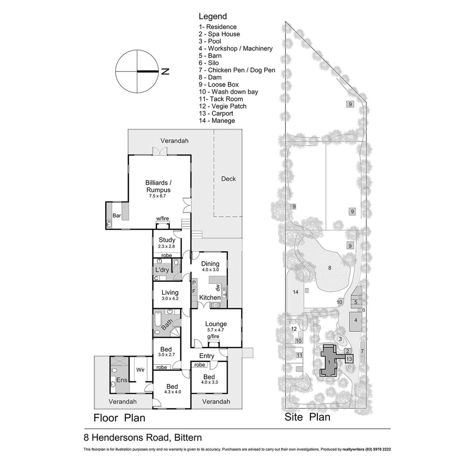 Floorplan of Homely house listing, 8 Hendersons Road, Bittern VIC 3918