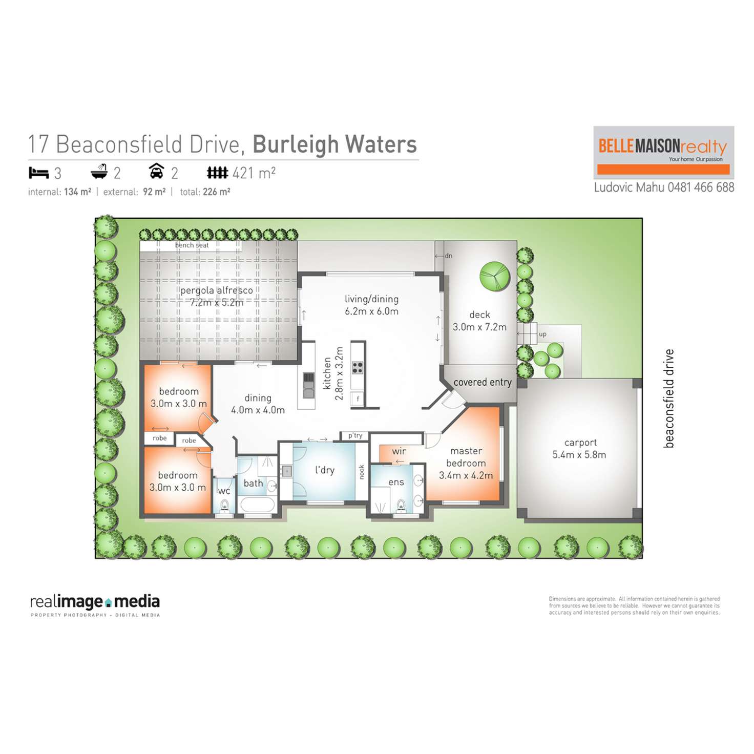 Floorplan of Homely house listing, 17 Beaconsfield Drive, Burleigh Waters QLD 4220