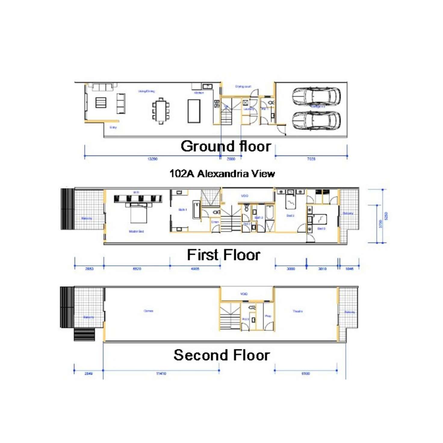 Floorplan of Homely house listing, 102A Alexandria View, Mindarie WA 6030