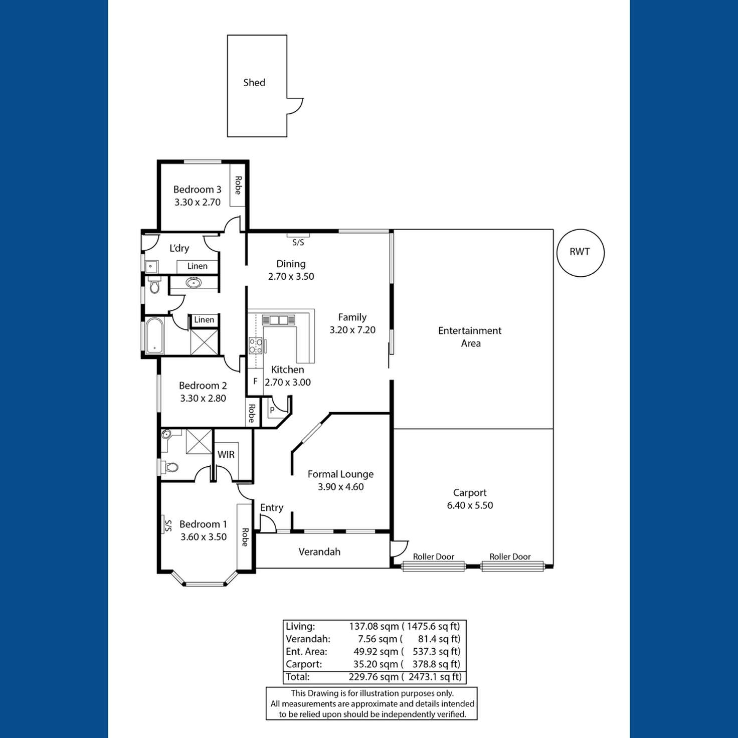 Floorplan of Homely house listing, 5 Trezise Way, Clare SA 5453