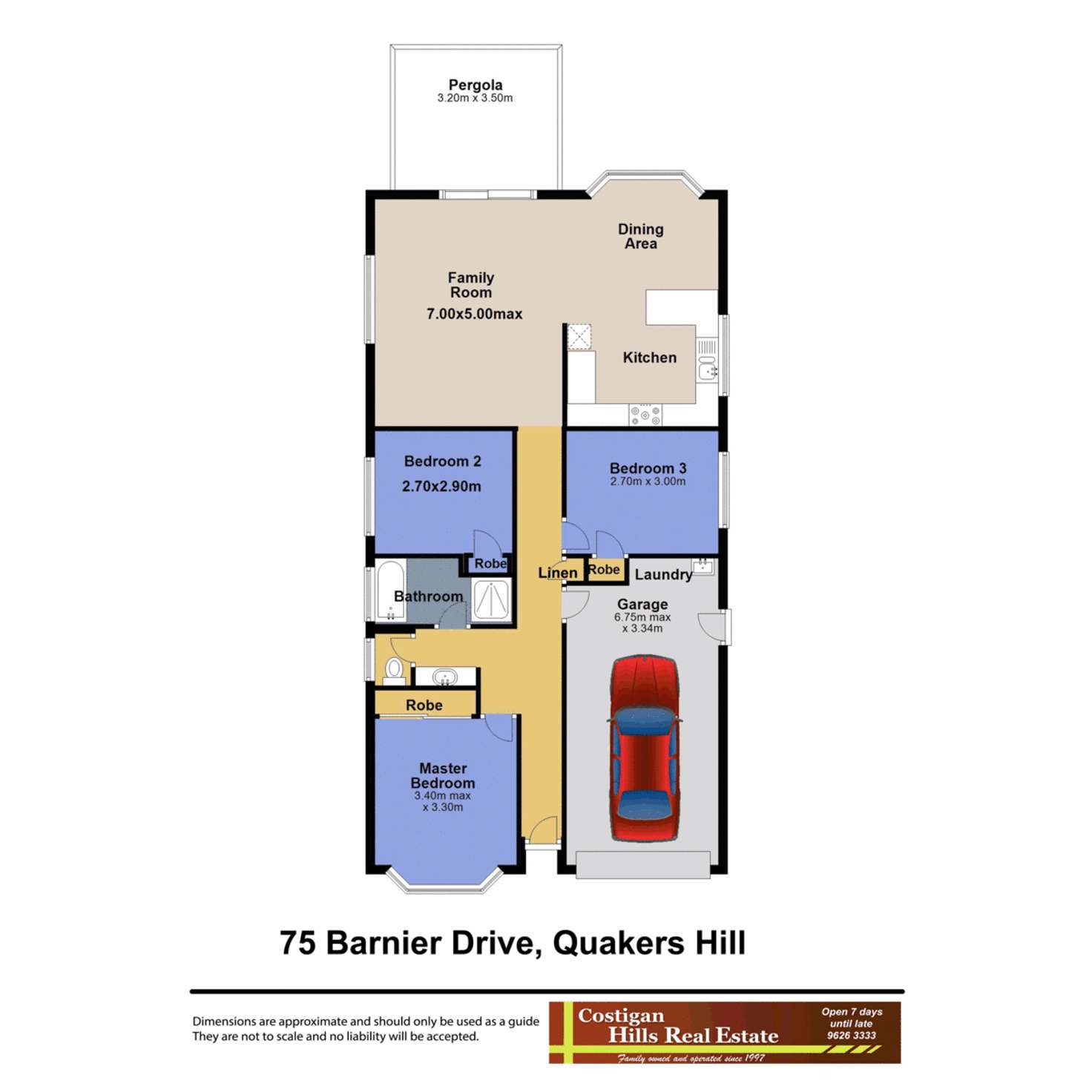 Floorplan of Homely house listing, 75 Barnier Drive, Quakers Hill NSW 2763