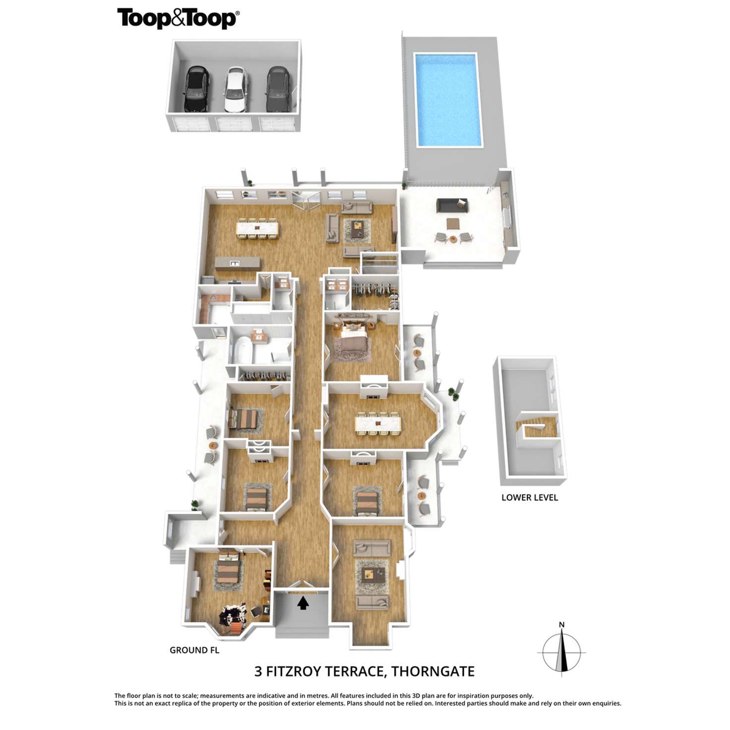 Floorplan of Homely house listing, 3 Fitzroy Terrace, Thorngate SA 5082