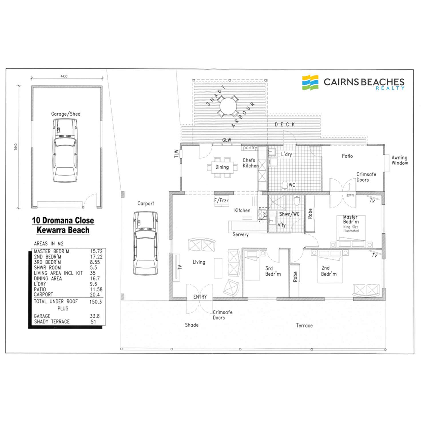 Floorplan of Homely house listing, 10 Dromana Close, Kewarra Beach QLD 4879