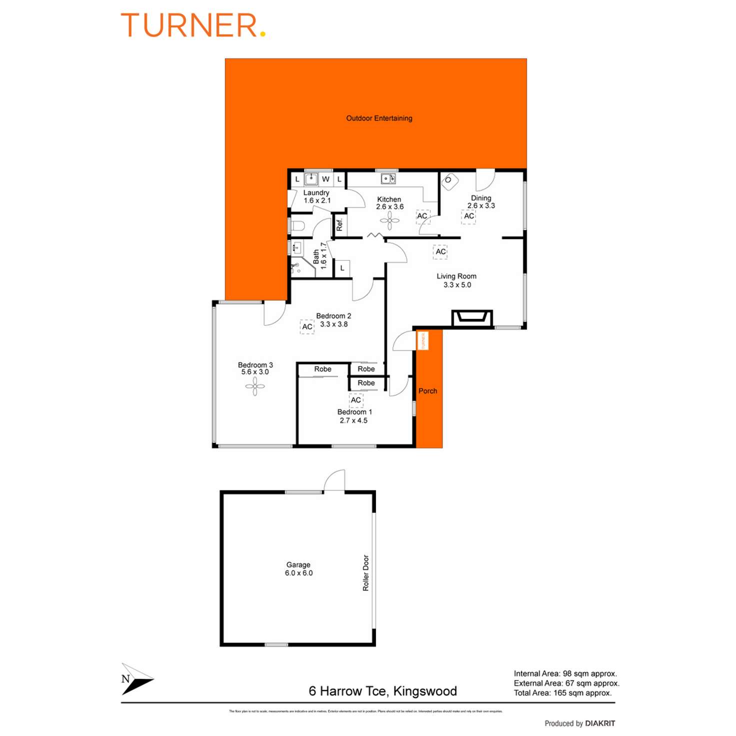 Floorplan of Homely house listing, 6 Harrow Tce, Kingswood SA 5062