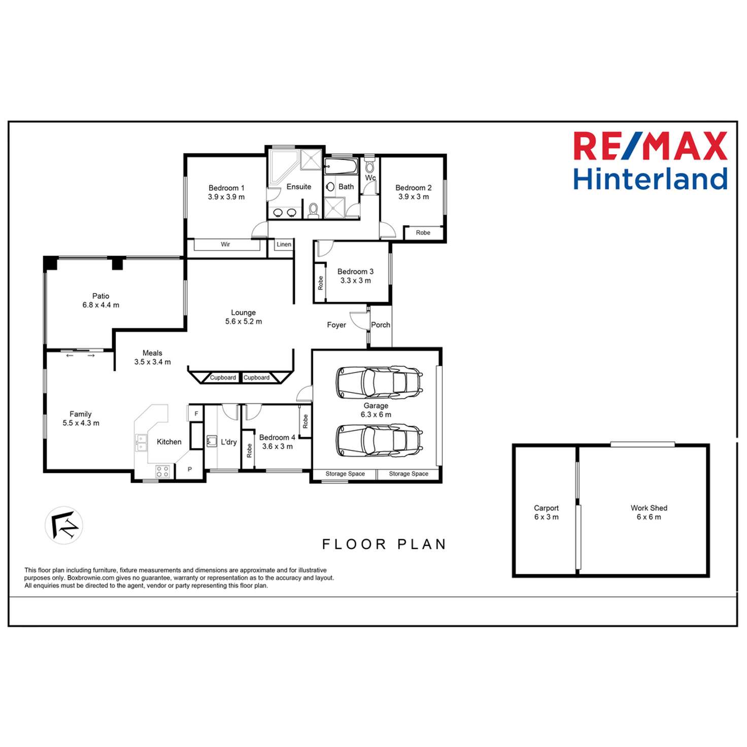 Floorplan of Homely house listing, 1/20 Avocado Lane, Maleny QLD 4552