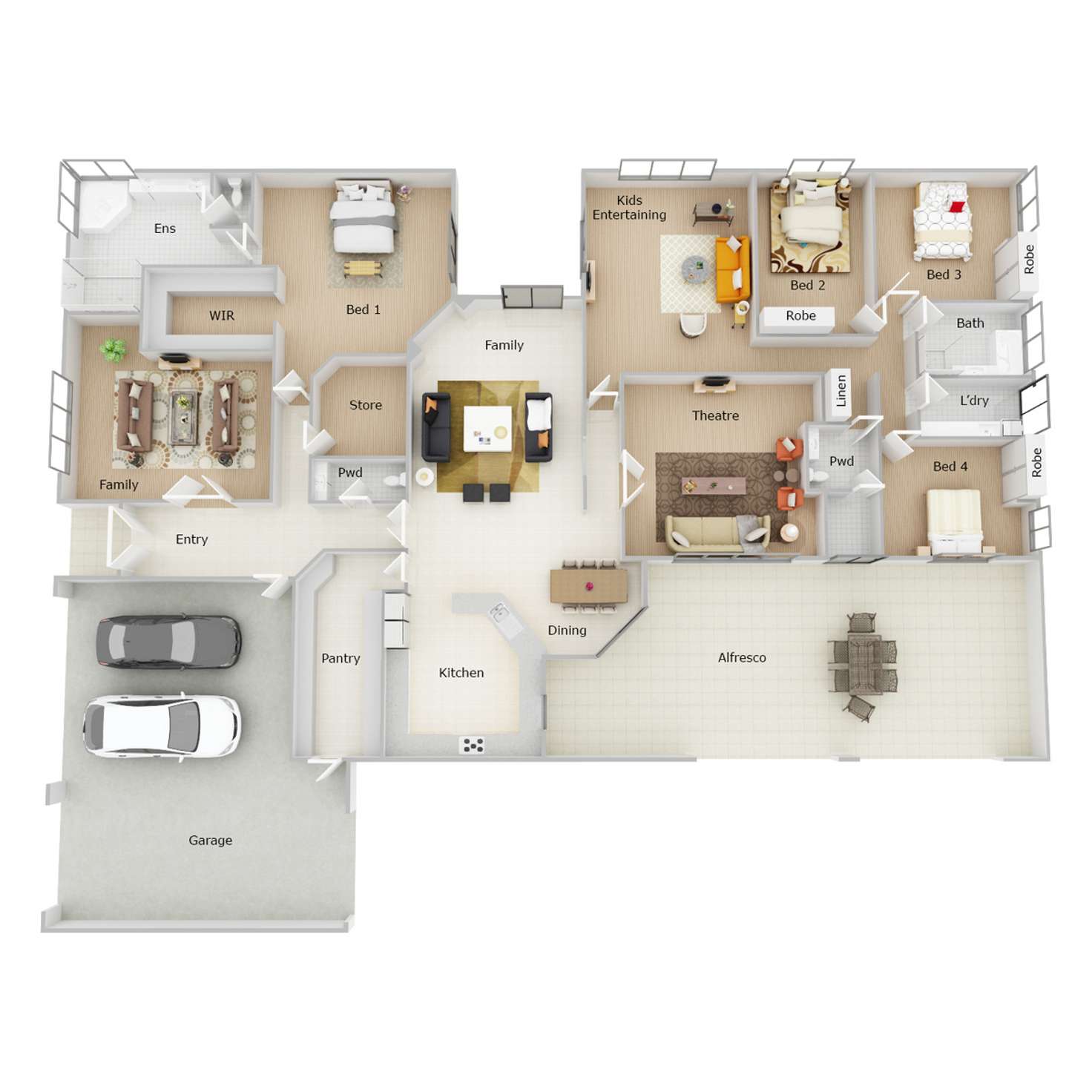 Floorplan of Homely house listing, 38 Equestrian Avenue, Bedfordale WA 6112