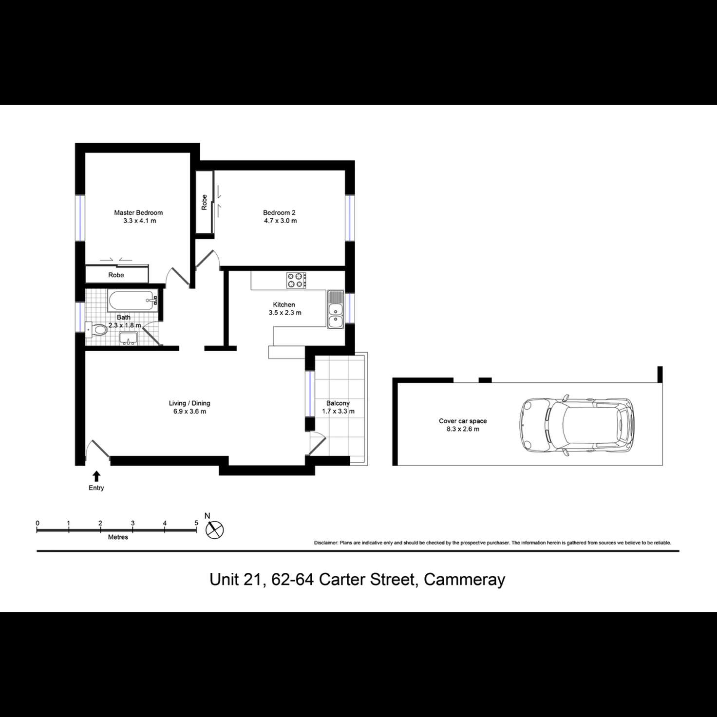 Floorplan of Homely apartment listing, 21/62-64 Carter Street, Cammeray NSW 2062