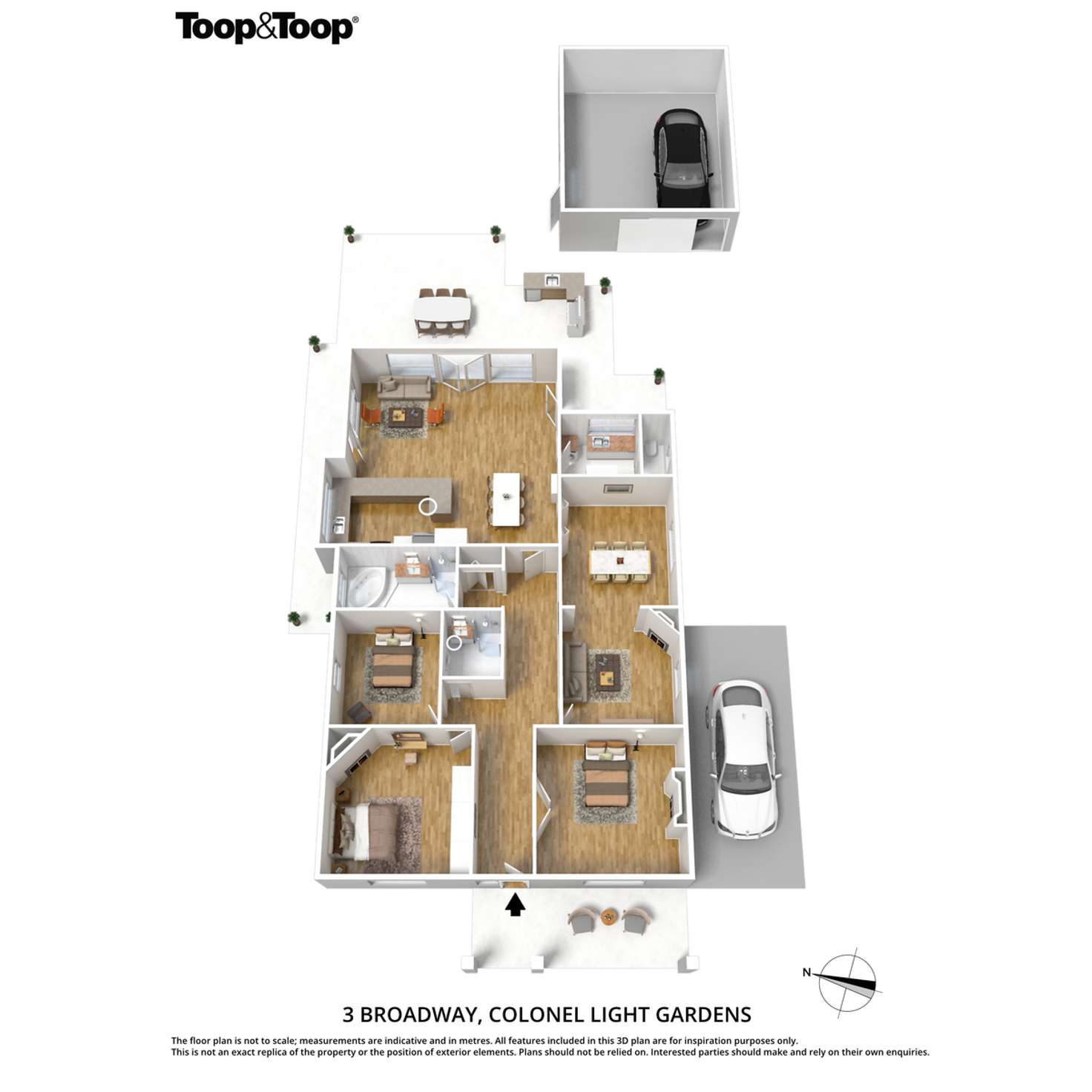 Floorplan of Homely house listing, 3 Broadway, Colonel Light Gardens SA 5041