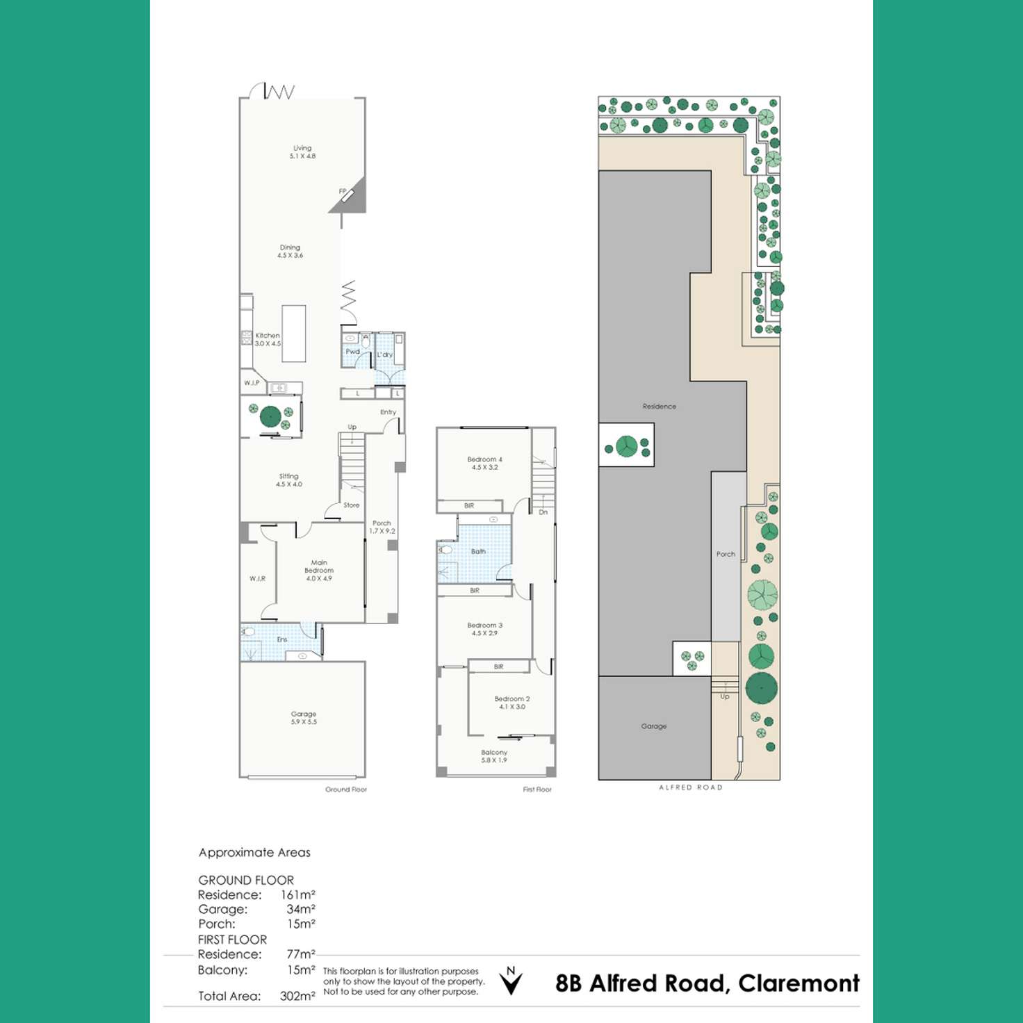 Floorplan of Homely house listing, 8B Alfred Road, Claremont WA 6010