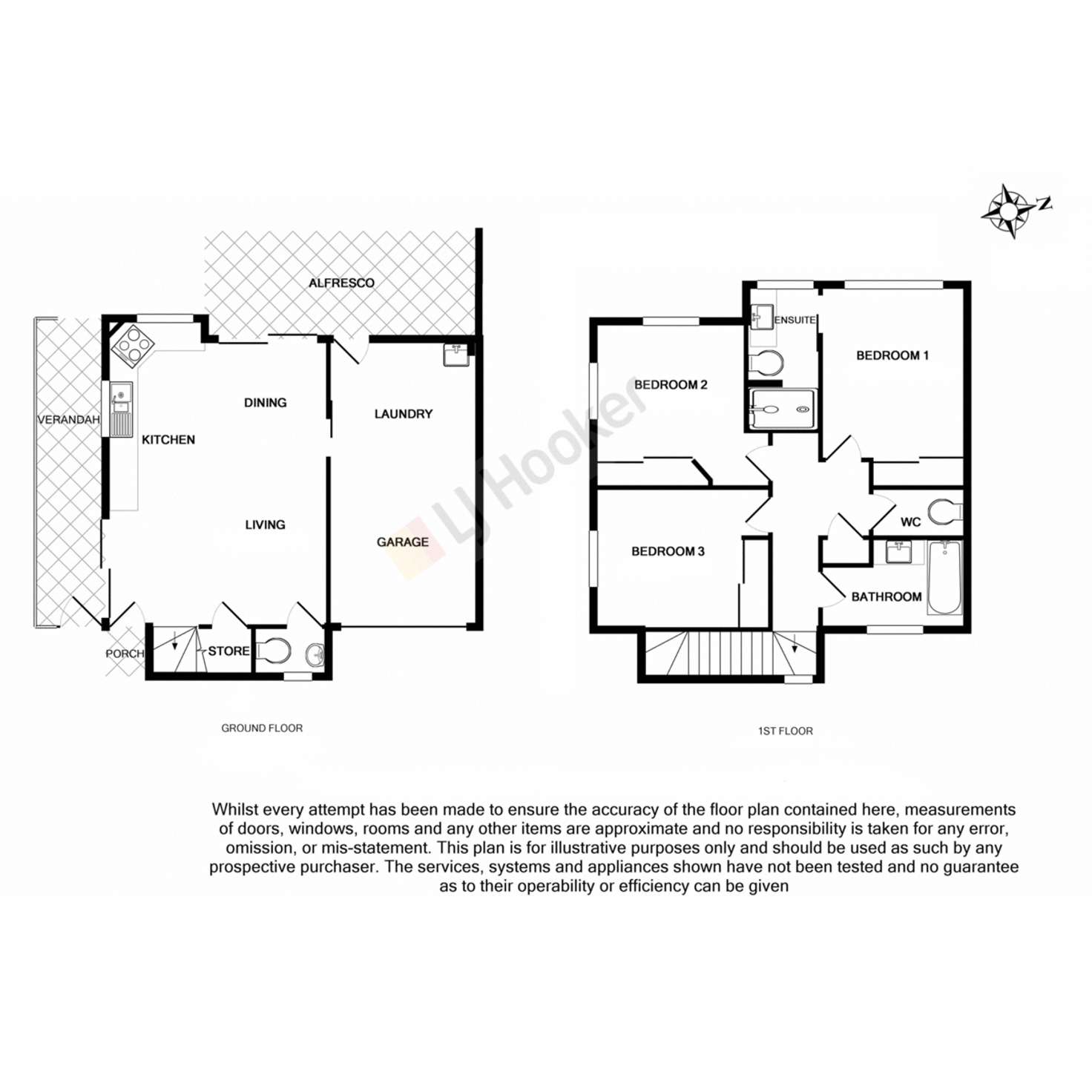 Floorplan of Homely townhouse listing, 1/37 Sussex Road, Acacia Ridge QLD 4110