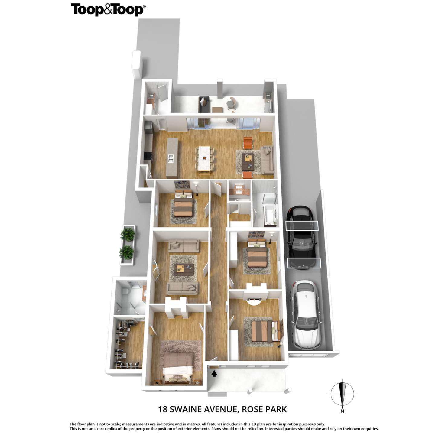 Floorplan of Homely villa listing, 18 Swaine Avenue, Rose Park SA 5067