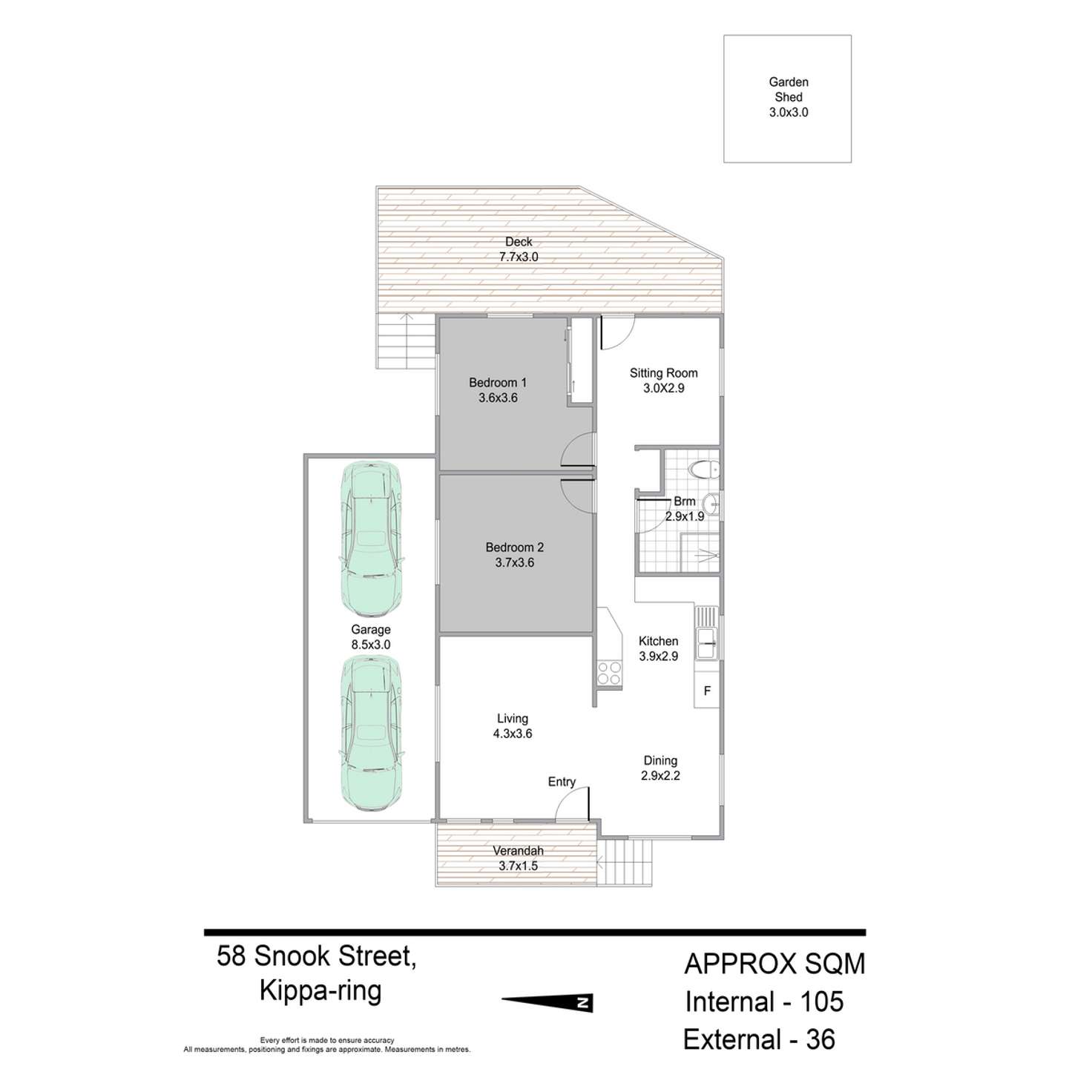 Floorplan of Homely house listing, 58 Snook Street, Kippa-ring QLD 4021