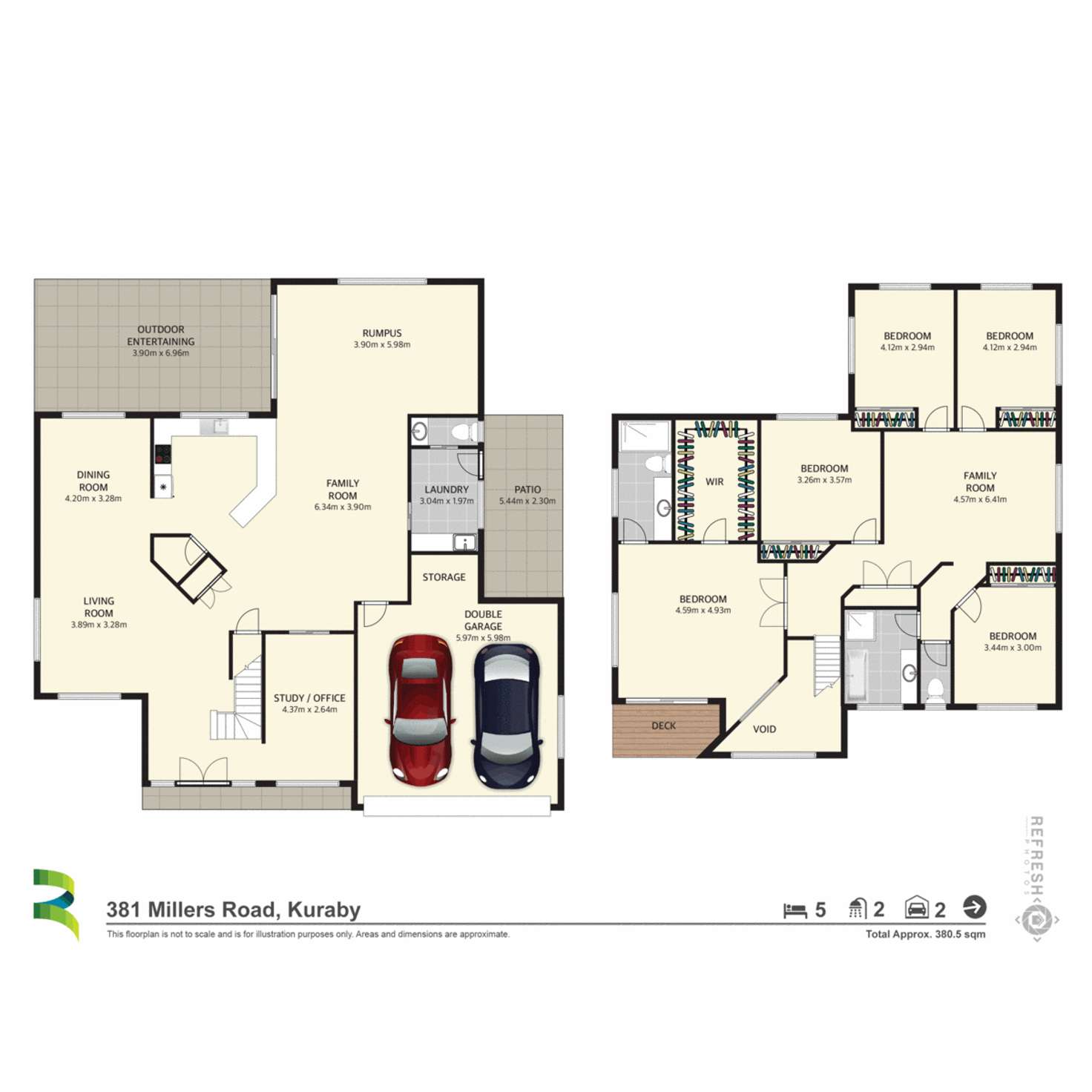 Floorplan of Homely house listing, 381 Millers Road, Kuraby QLD 4112