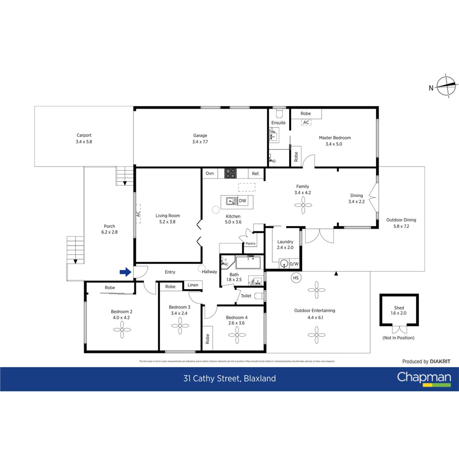 Floorplan of Homely house listing, 31 Cathy Street, Blaxland NSW 2774