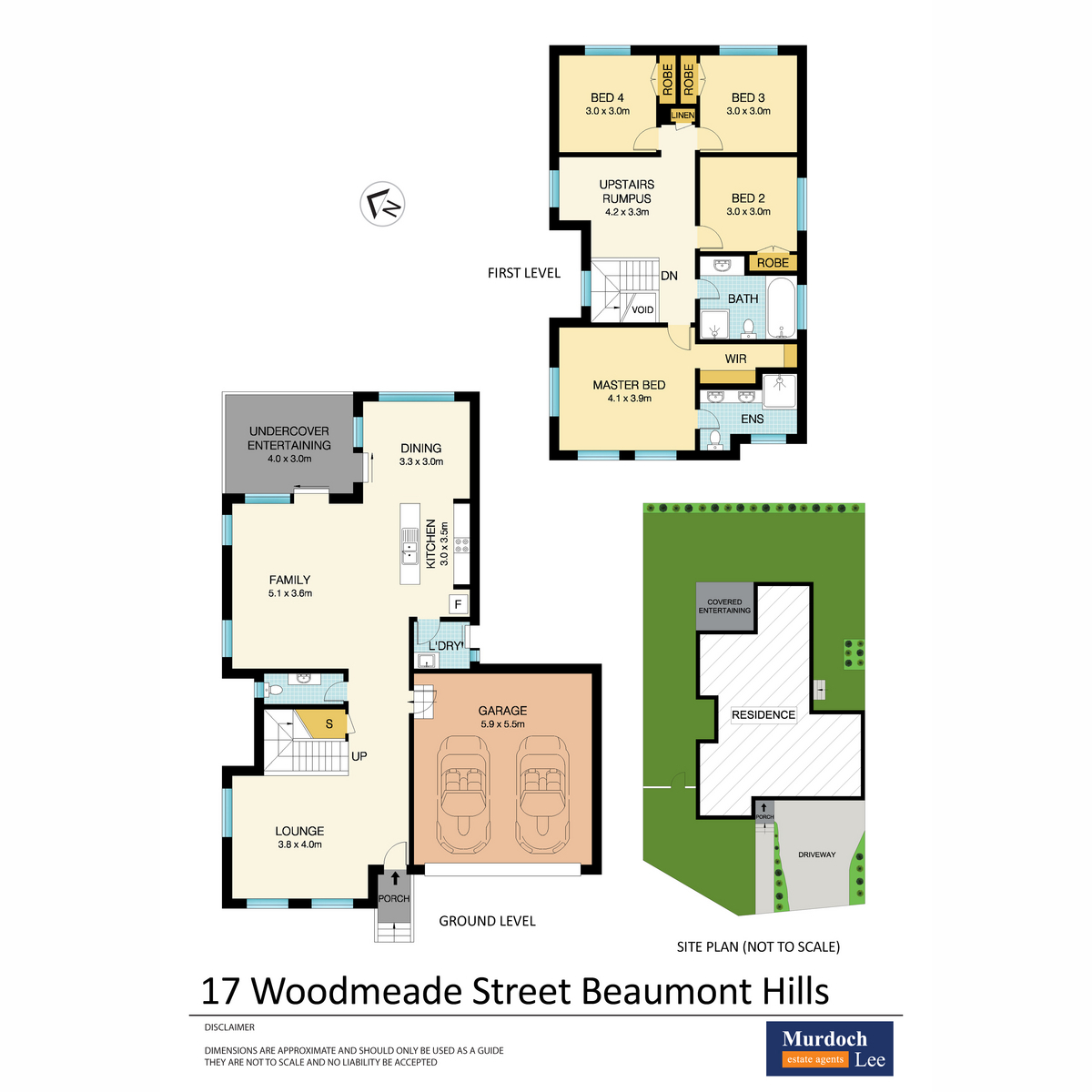 Floorplan of Homely house listing, 17 Woodmeade Street, Beaumont Hills NSW 2155