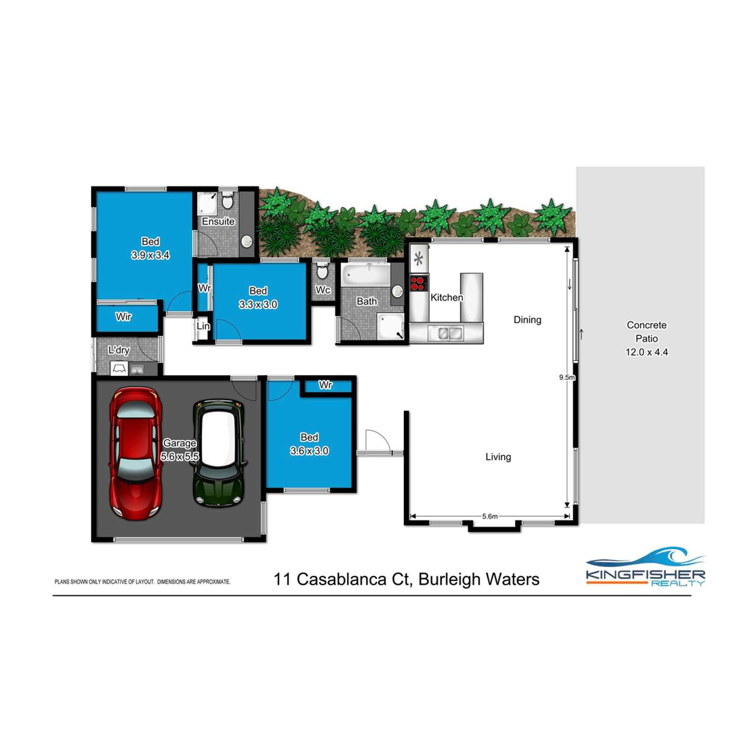 Floorplan of Homely house listing, 11 Casablanca Court, Burleigh Waters QLD 4220