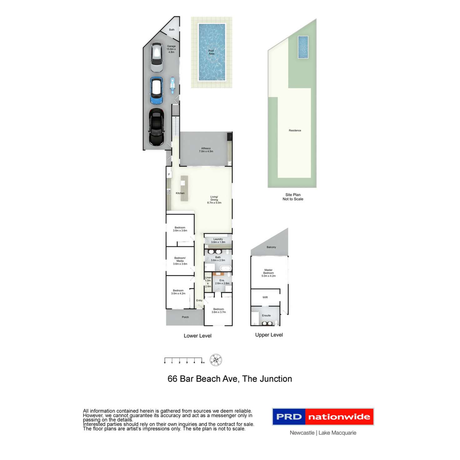 Floorplan of Homely house listing, 66 Bar Beach Avenue, The Junction NSW 2291