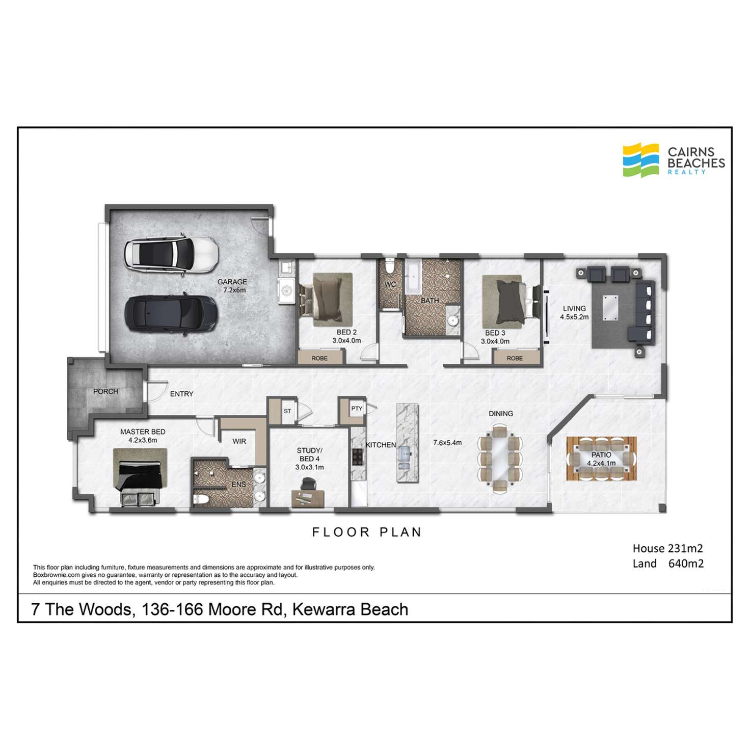 Floorplan of Homely house listing, 20 The Woods/136 Moore Road, Kewarra Beach QLD 4879