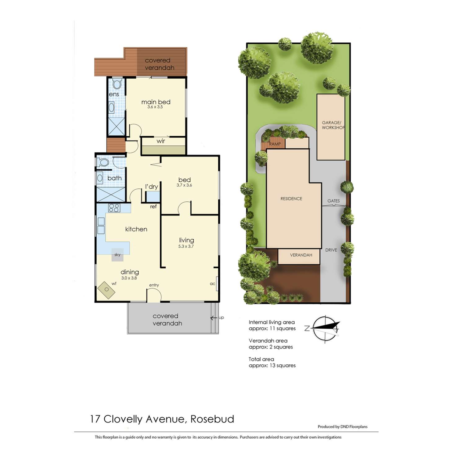 Floorplan of Homely house listing, 17 Clovelly Avenue, Rosebud VIC 3939