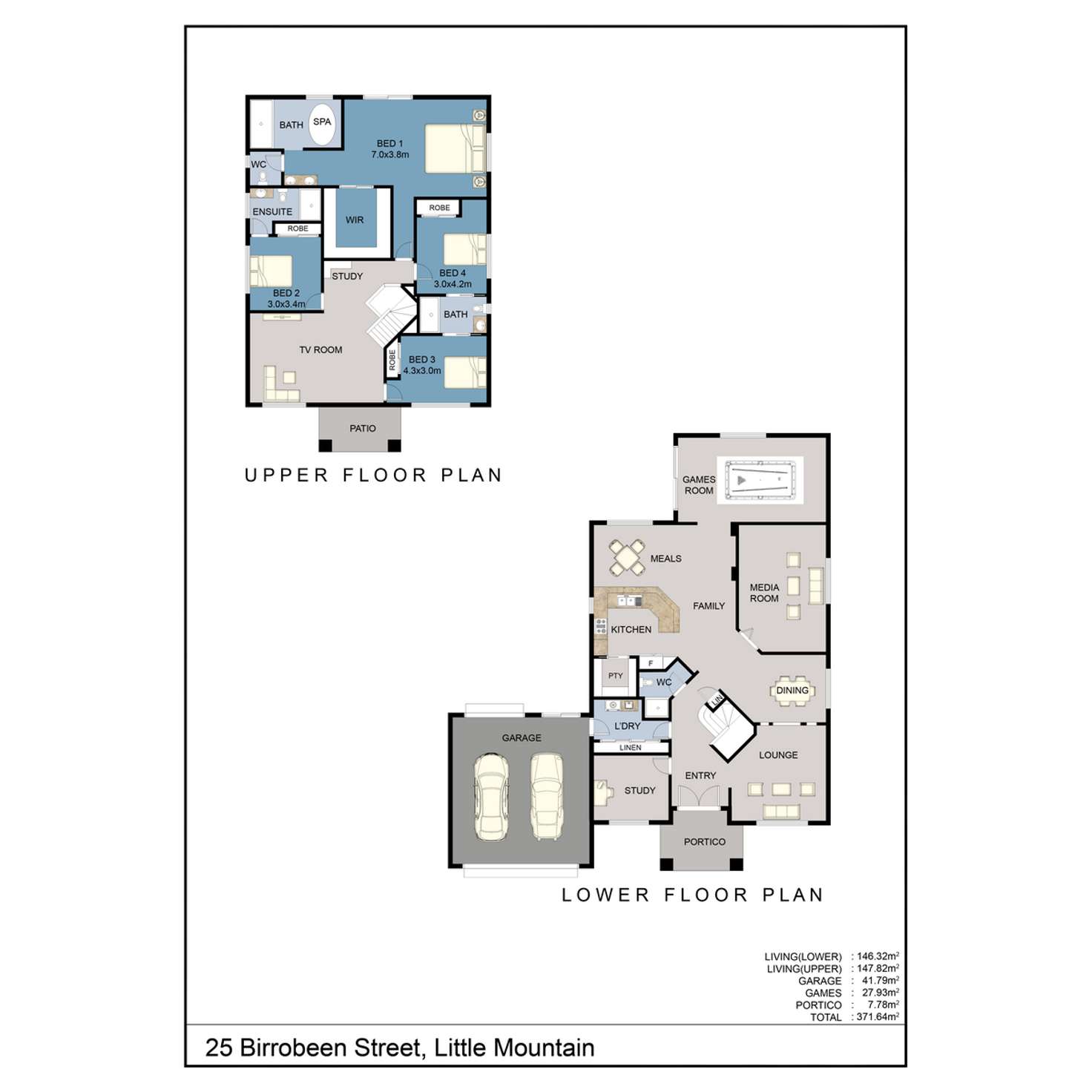 Floorplan of Homely house listing, 25 Birrobeen Street, Little Mountain QLD 4551