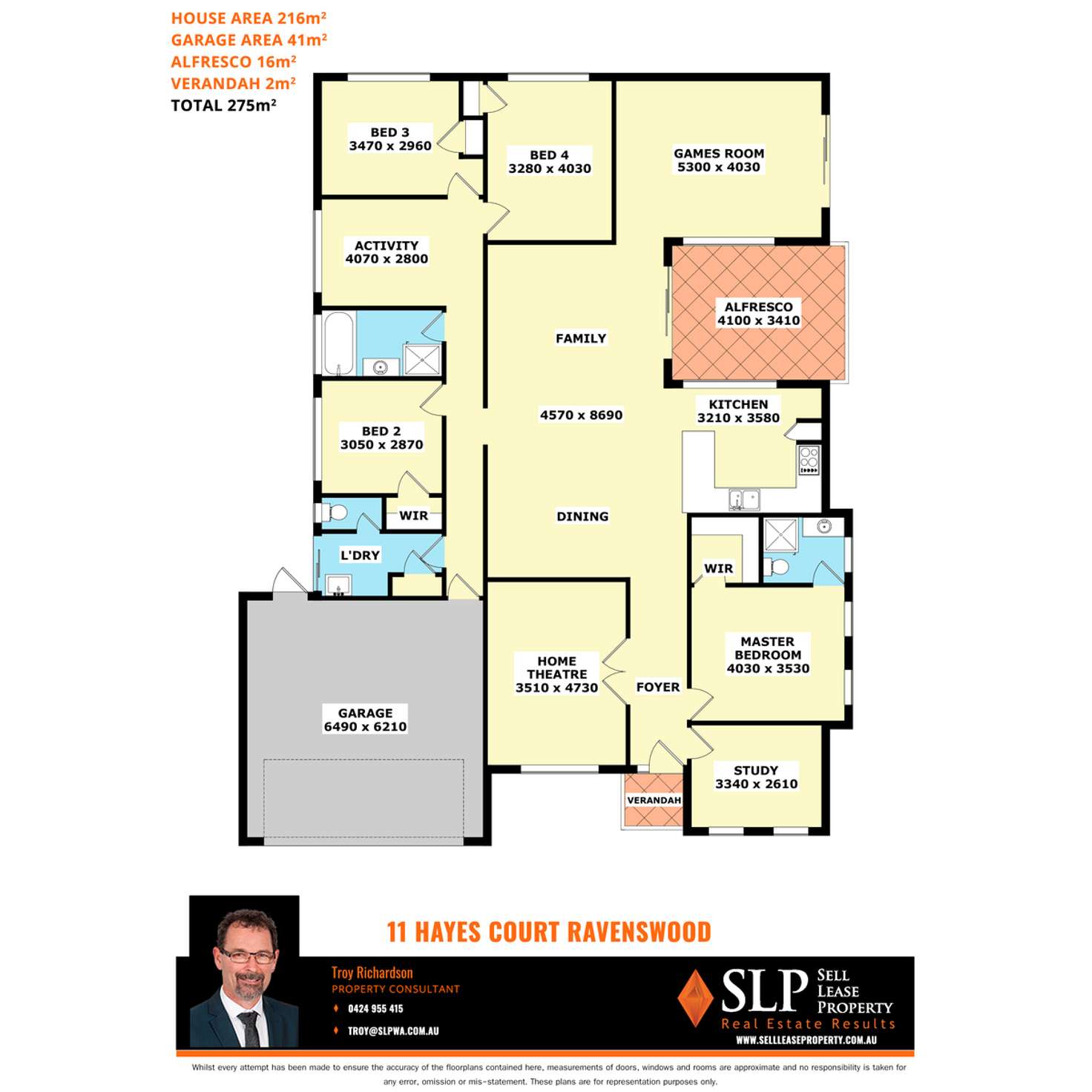 Floorplan of Homely house listing, 11 Hayes Court, Ravenswood WA 6208
