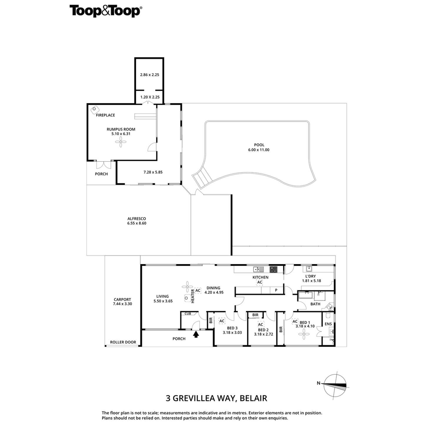 Floorplan of Homely house listing, 3 Grevillea Way, Belair SA 5052