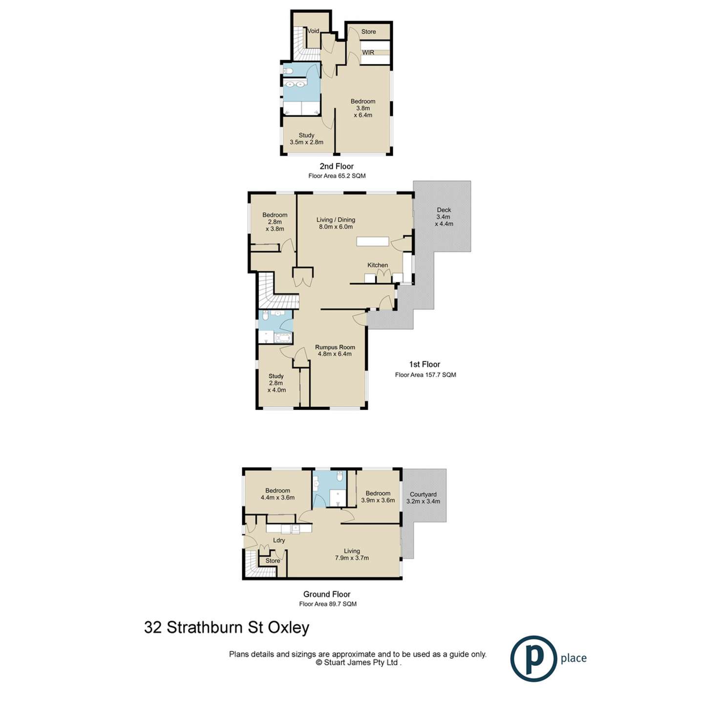 Floorplan of Homely house listing, 32 Strathburn Street, Oxley QLD 4075