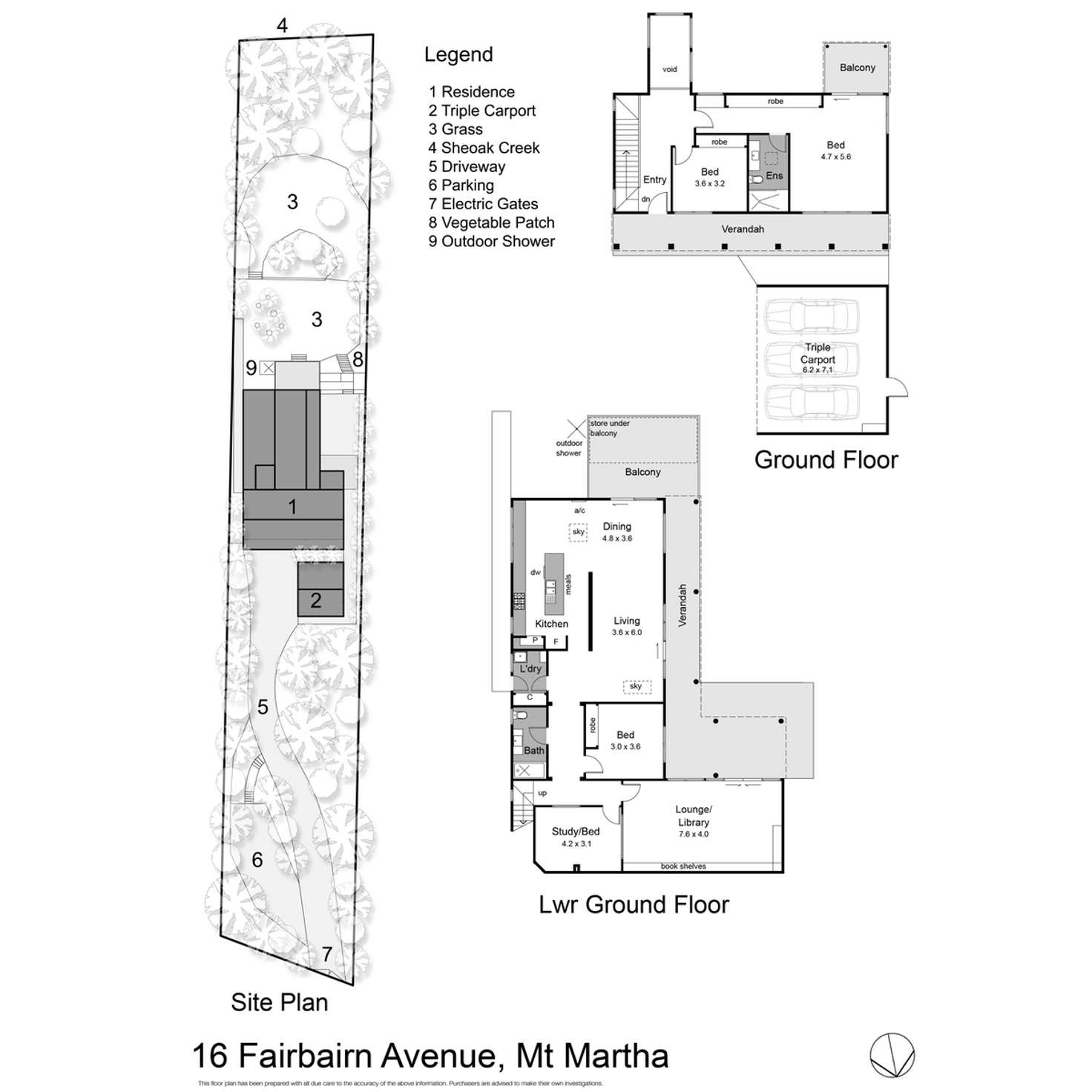 Floorplan of Homely house listing, 16 Fairbairn Avenue, Mount Martha VIC 3934