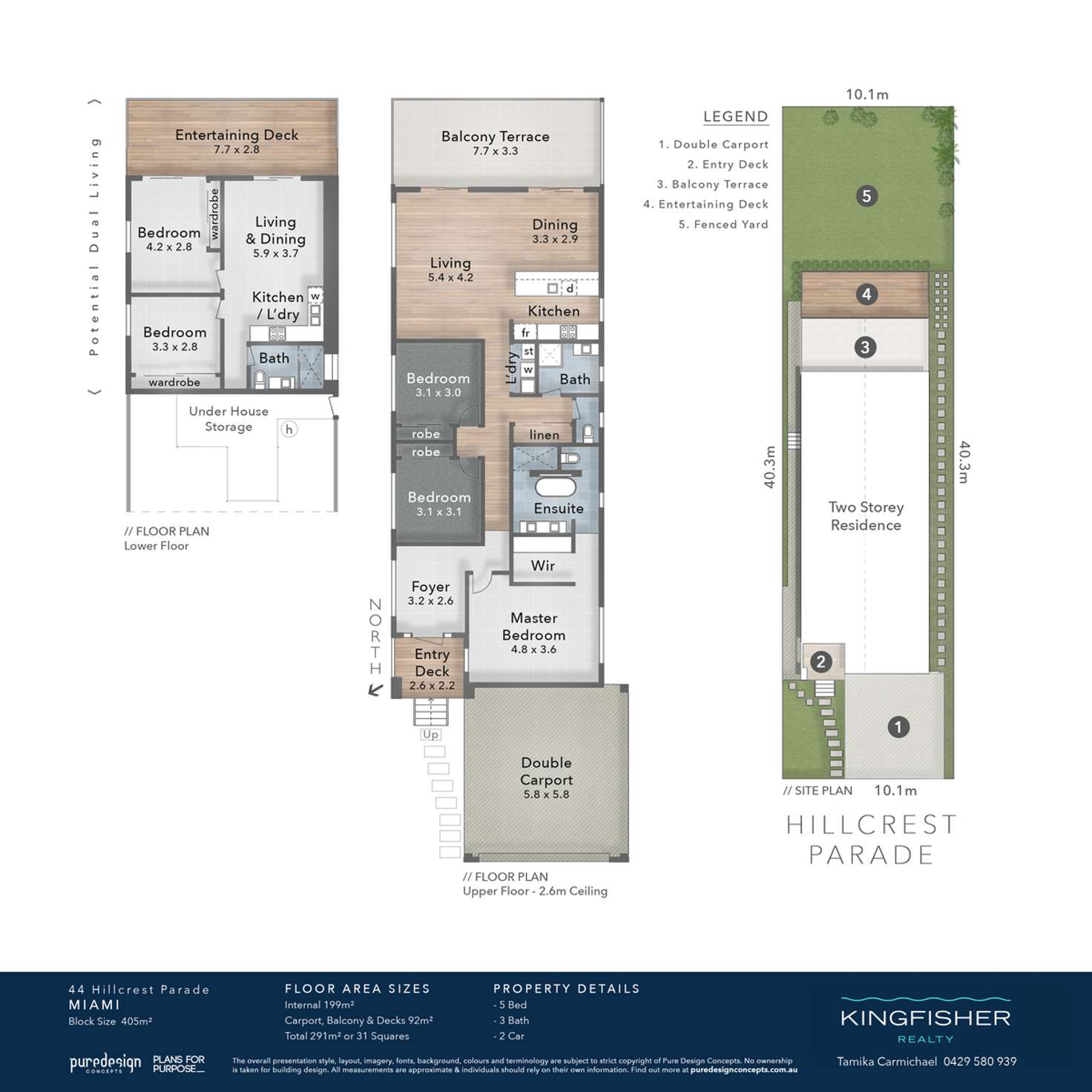 Floorplan of Homely house listing, 44 Hillcrest Parade, Miami QLD 4220