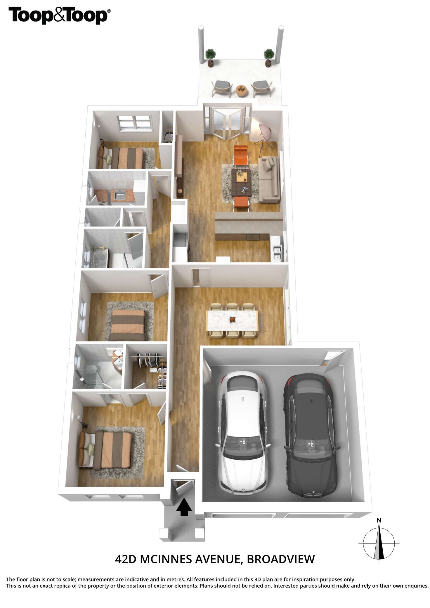 Floorplan of Homely house listing, 42b McInnes Avenue, Broadview SA 5083