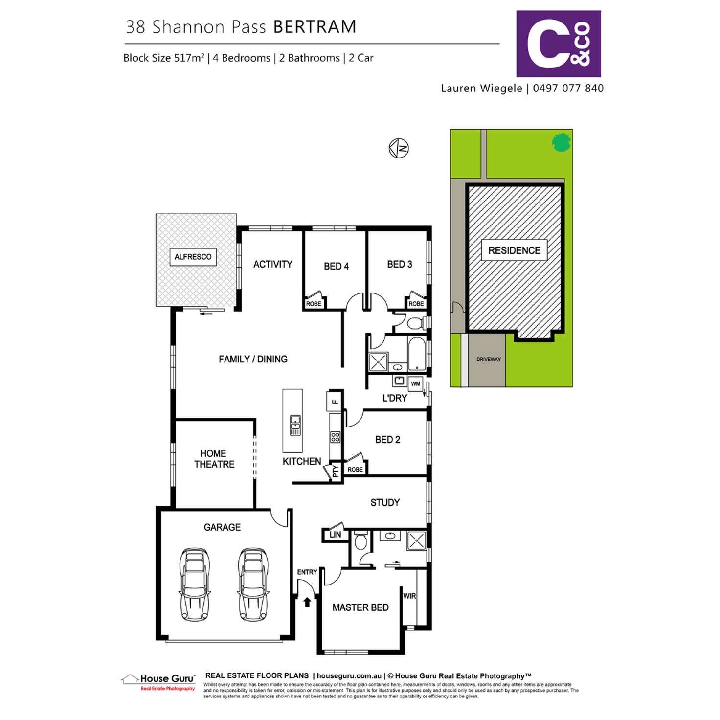 Floorplan of Homely house listing, 38 Shannon Pass, Bertram WA 6167