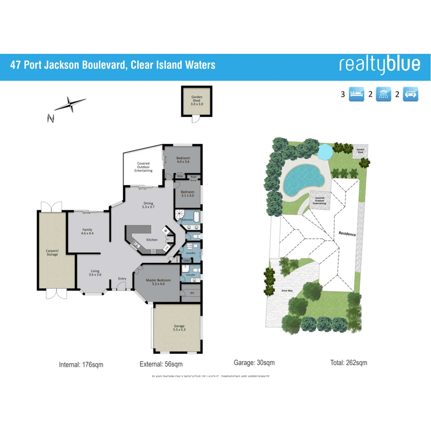 Floorplan of Homely house listing, 47 Port Jackson Boulevard, Clear Island Waters QLD 4226