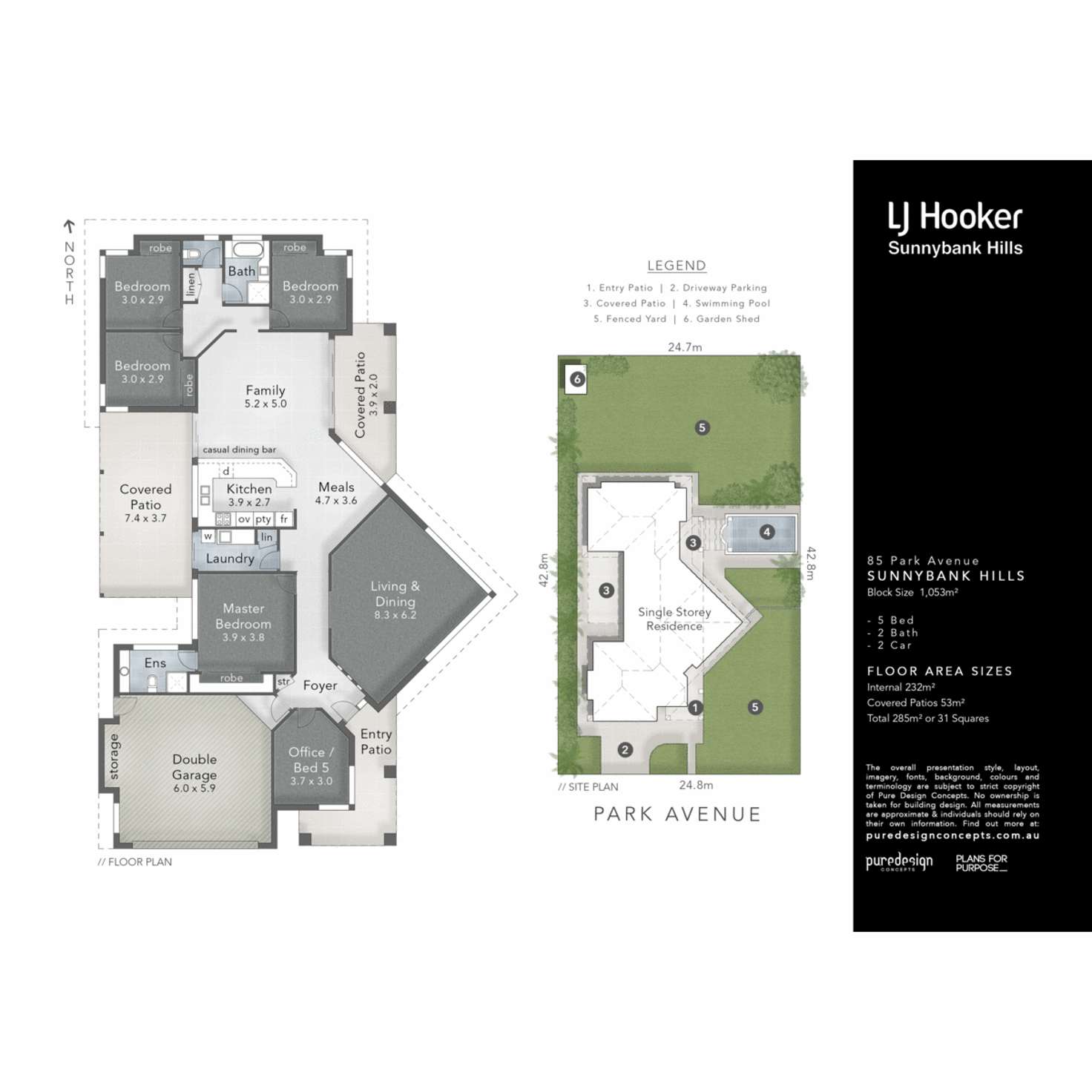 Floorplan of Homely house listing, 85 Park Avenue, Sunnybank Hills QLD 4109