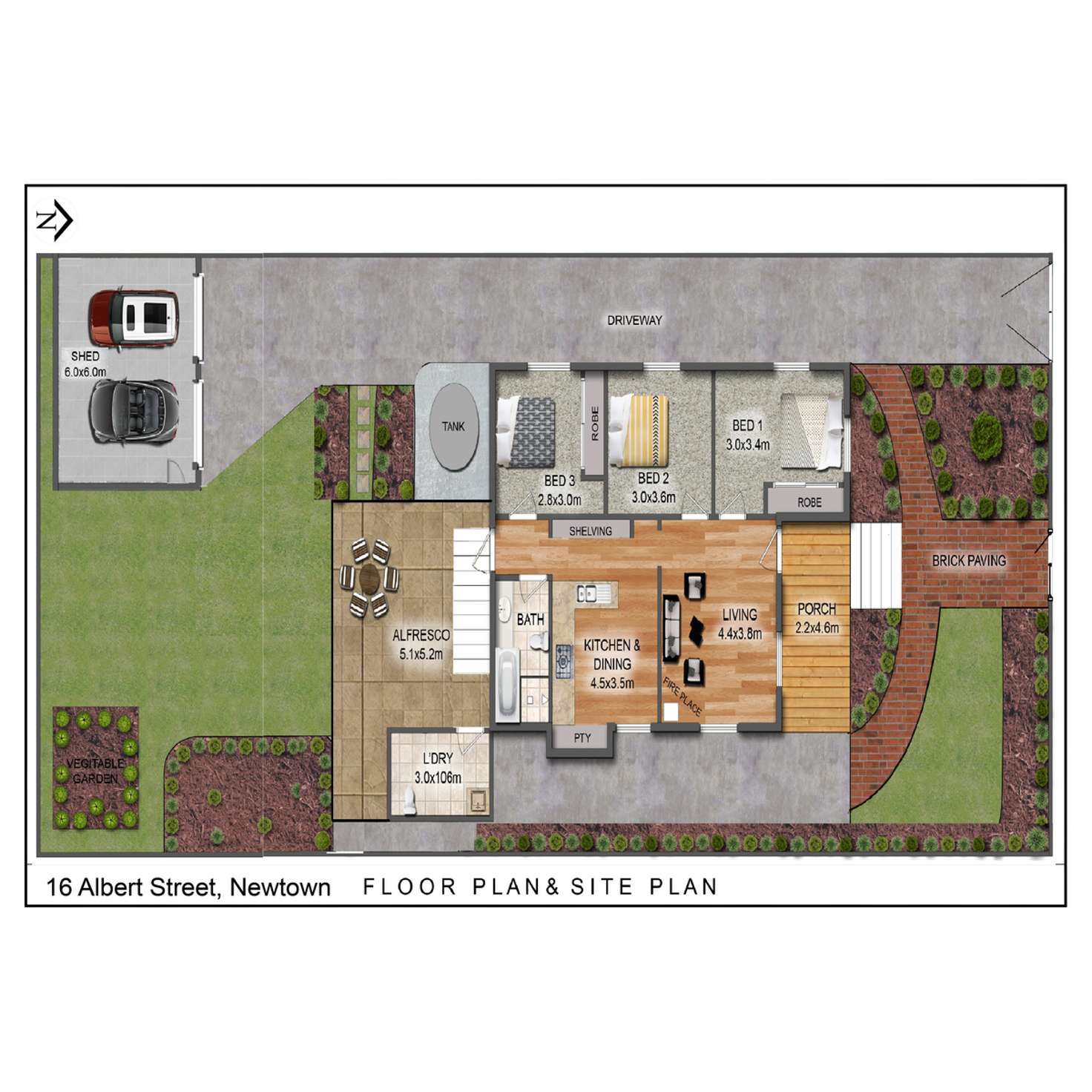 Floorplan of Homely house listing, 16 Albert Street, Newtown QLD 4350