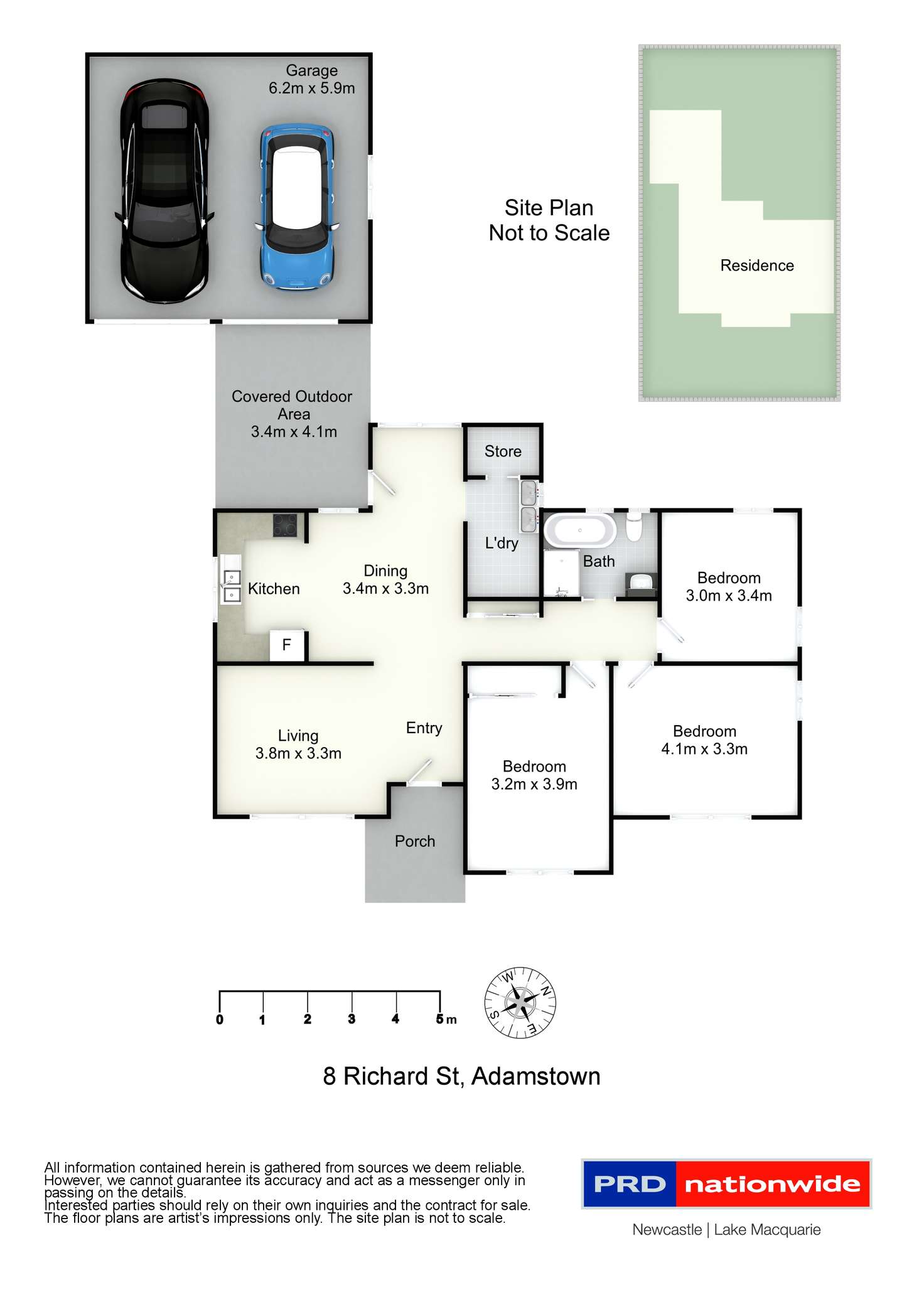 Floorplan of Homely house listing, 8 Richard Street, Adamstown NSW 2289