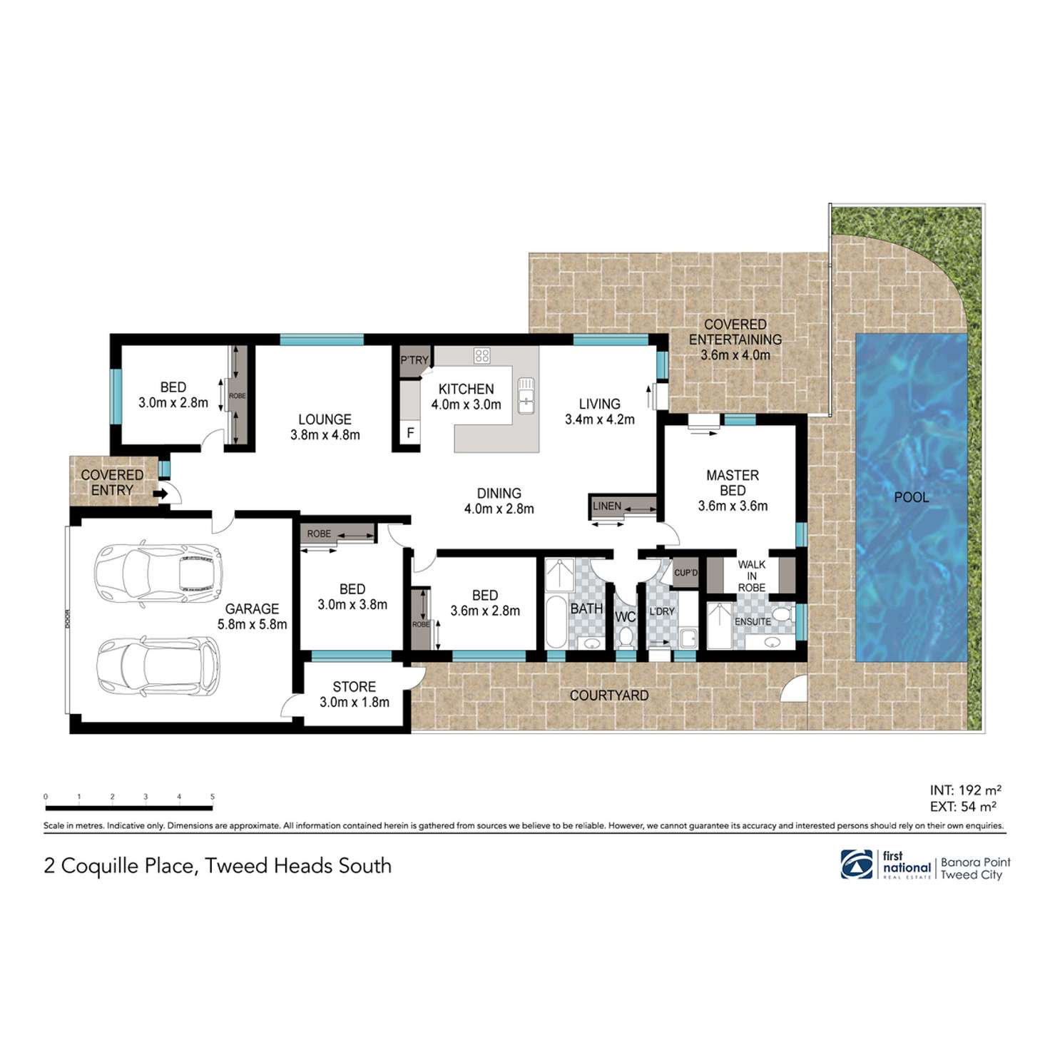 Floorplan of Homely house listing, 2 Coquille Place, Tweed Heads South NSW 2486