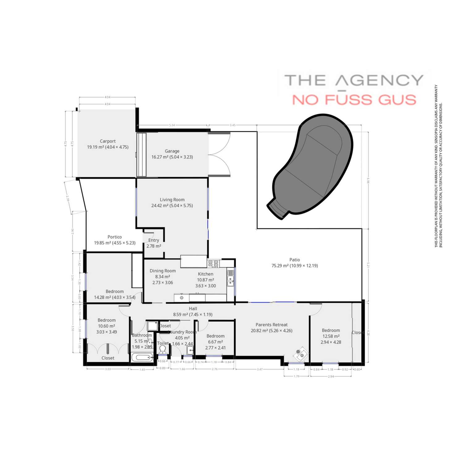 Floorplan of Homely house listing, 12 Allenswood Road, Greenwood WA 6024