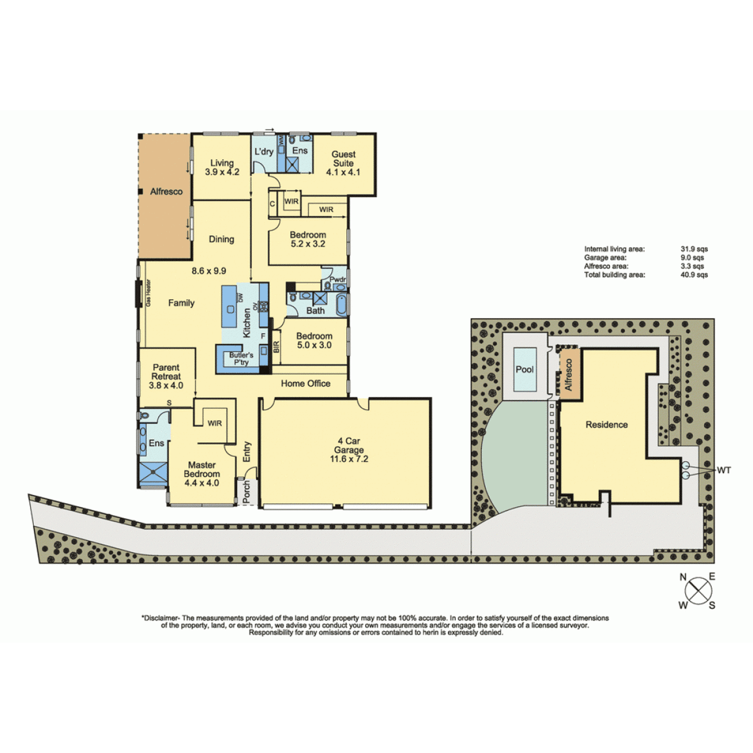 Floorplan of Homely house listing, 105a Baden Powell Drive, Mount Eliza VIC 3930