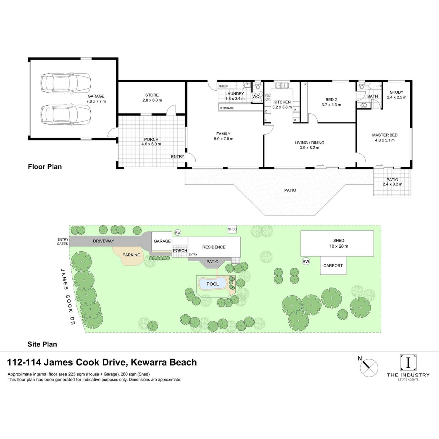 Floorplan of Homely house listing, 112-114 James Cook Drive, Kewarra Beach QLD 4879