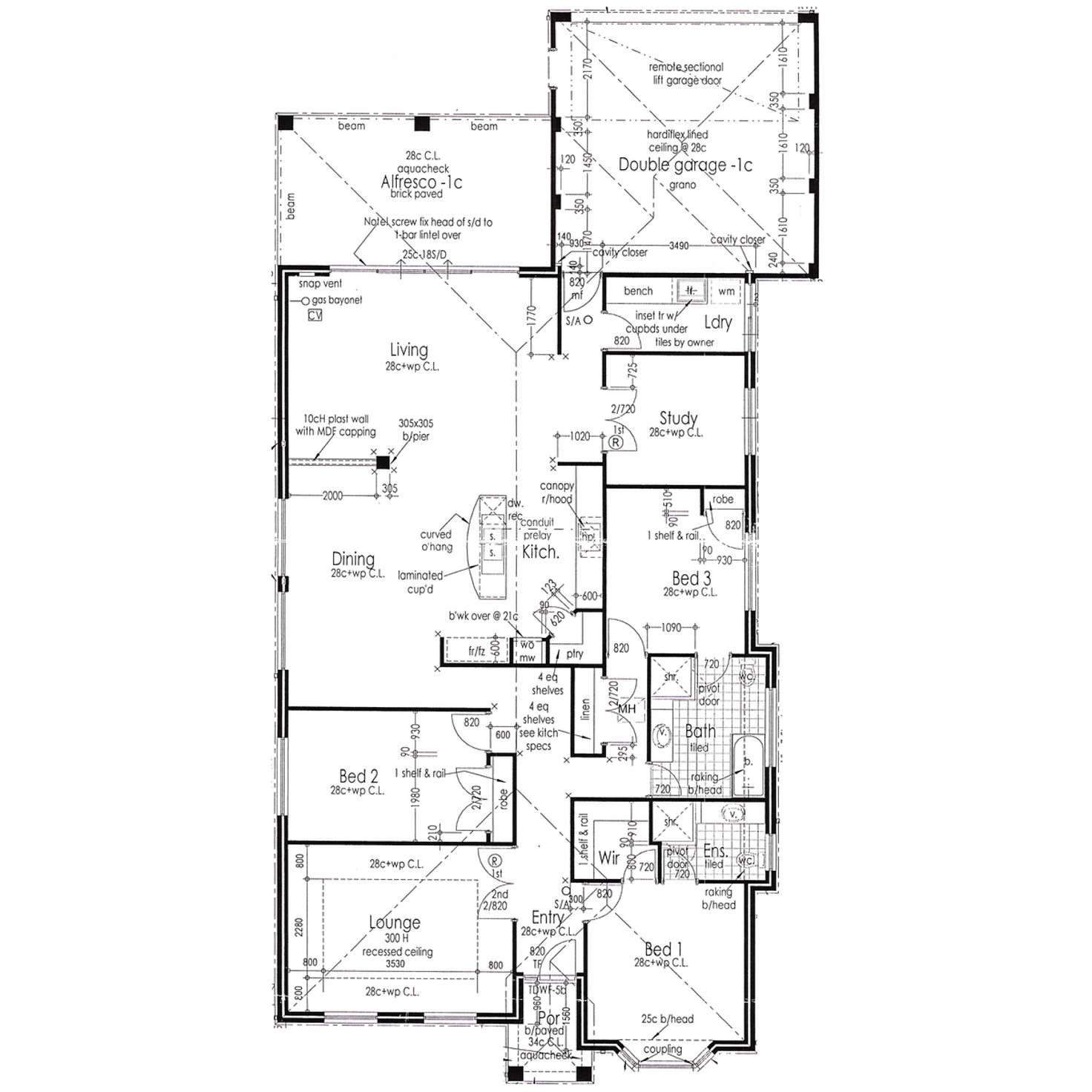 Floorplan of Homely house listing, 19 Exmouth Drive, Butler WA 6036