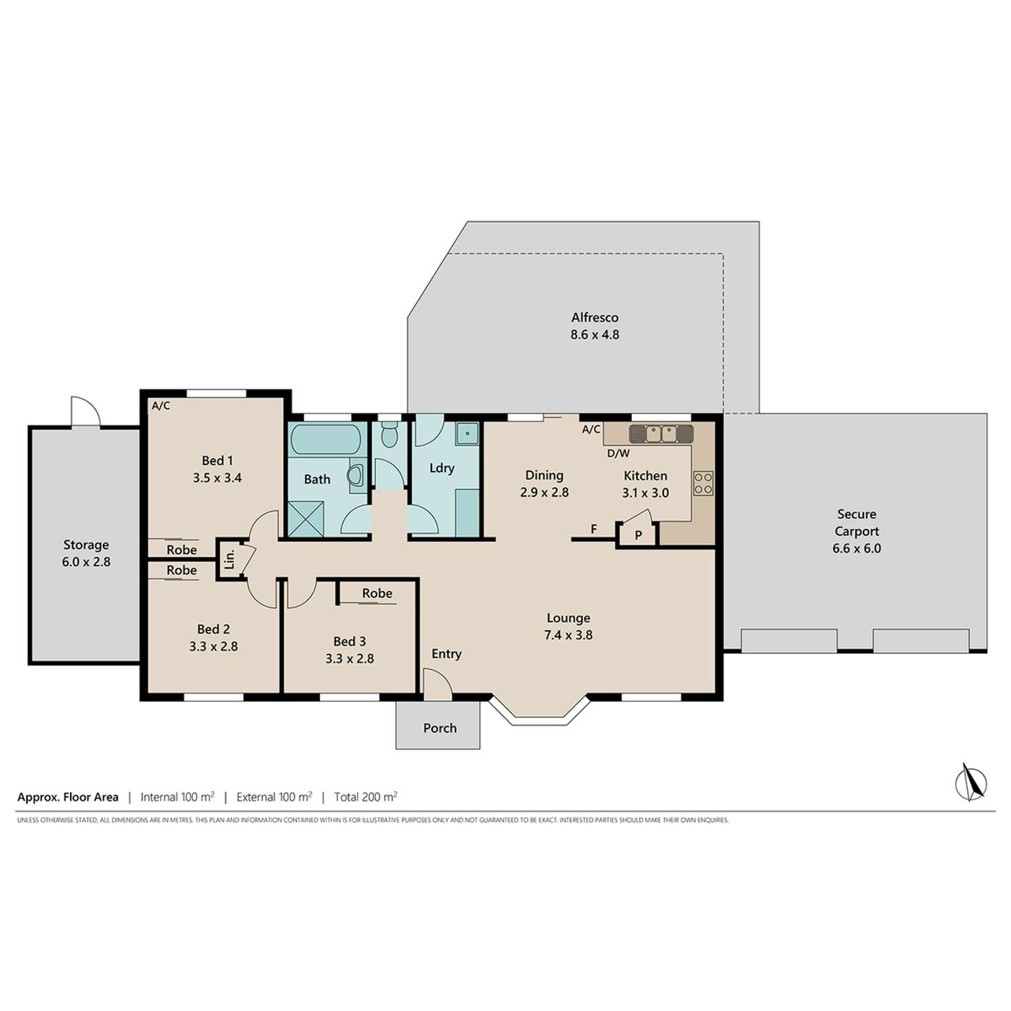 Floorplan of Homely house listing, 48 Centaurus Crescent, Regents Park QLD 4118