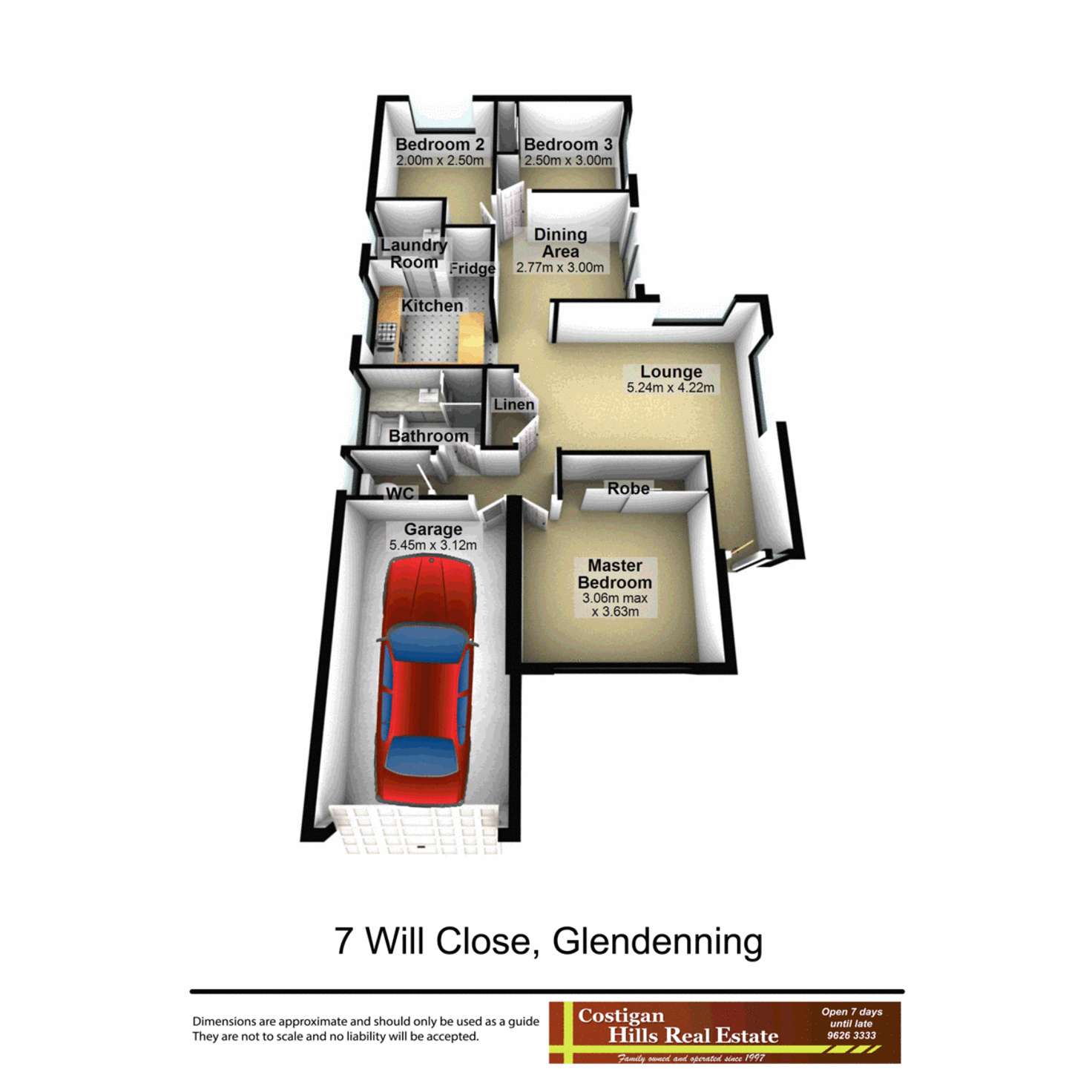 Floorplan of Homely house listing, 7 Will Close, Glendenning NSW 2761