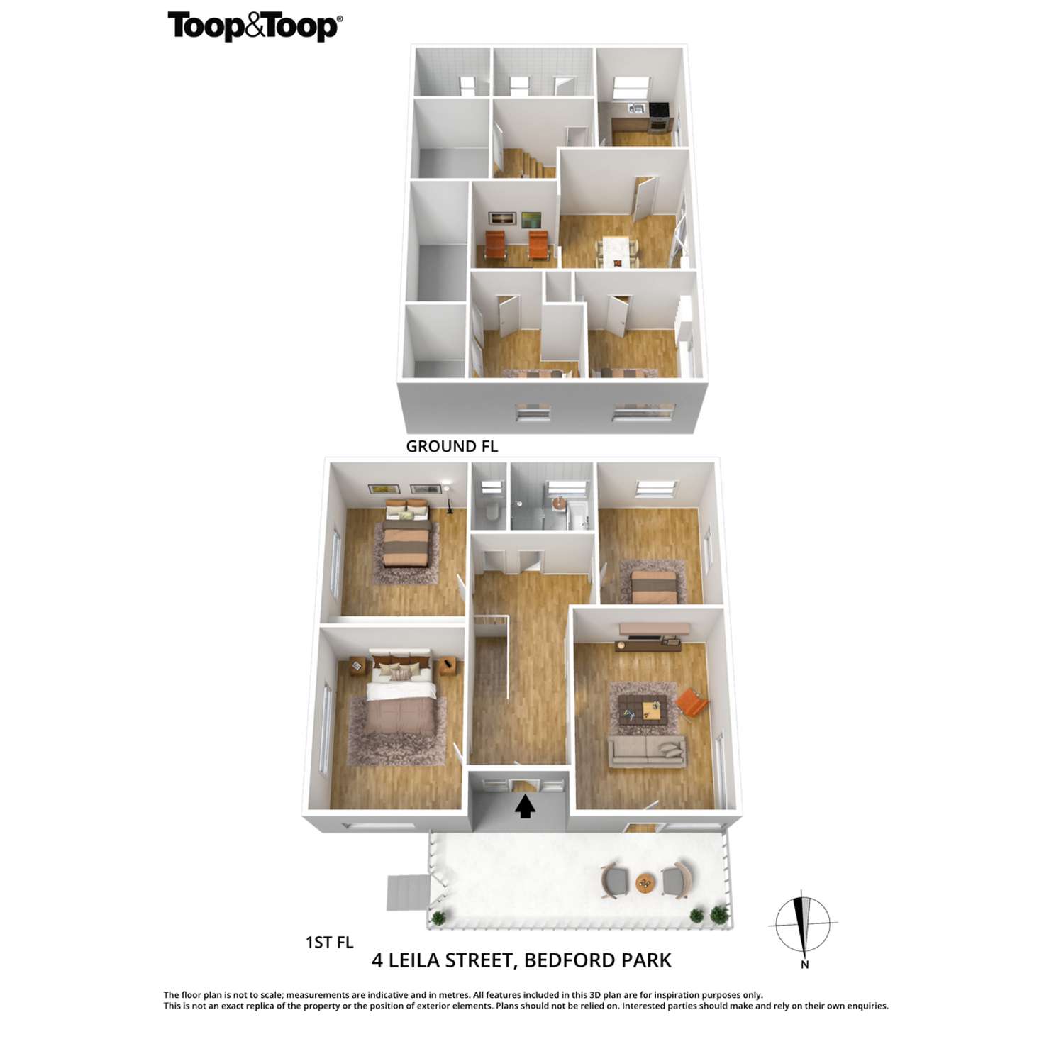 Floorplan of Homely house listing, 4 Leila Street, Bedford Park SA 5042