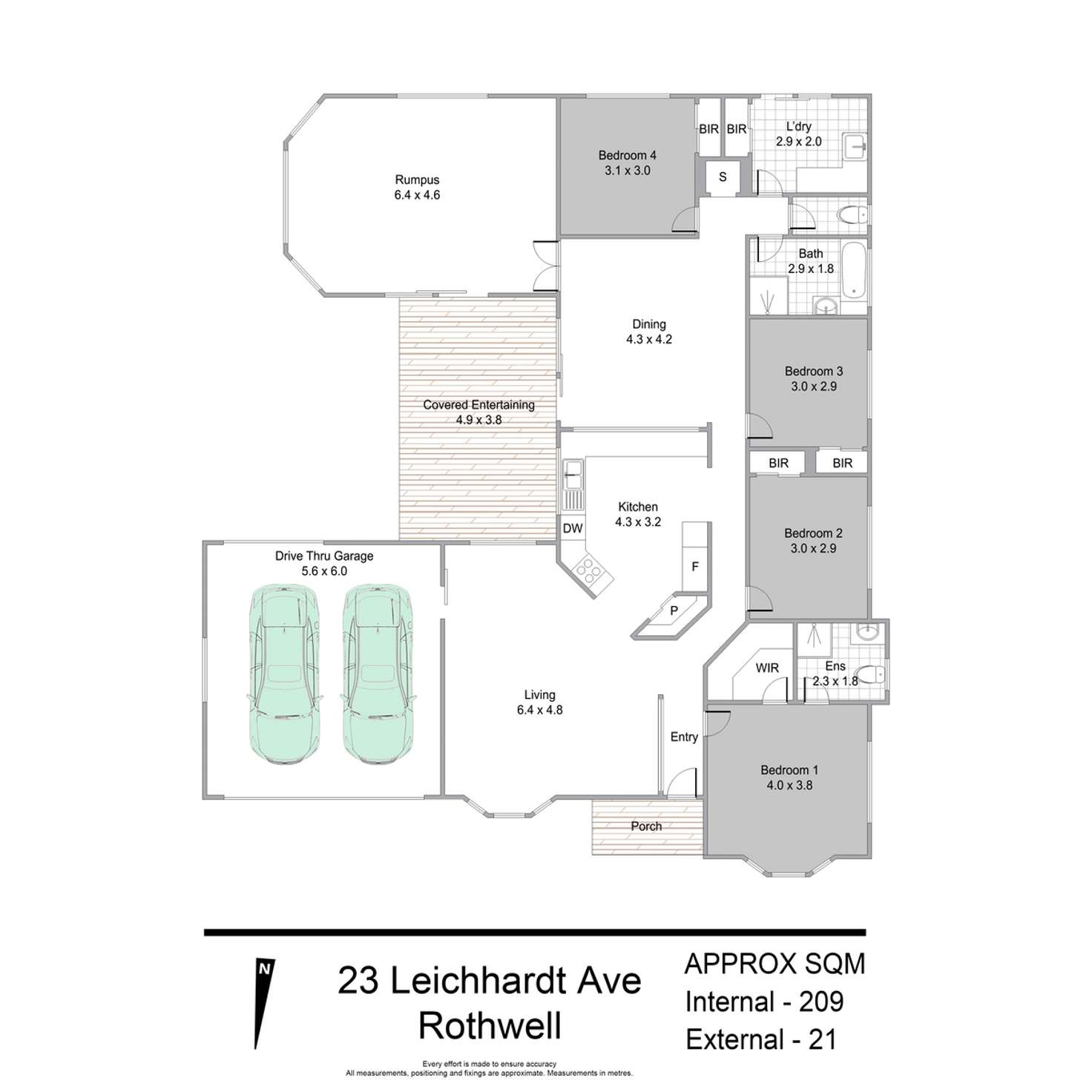 Floorplan of Homely house listing, 23 Leichhardt Avenue, Rothwell QLD 4022