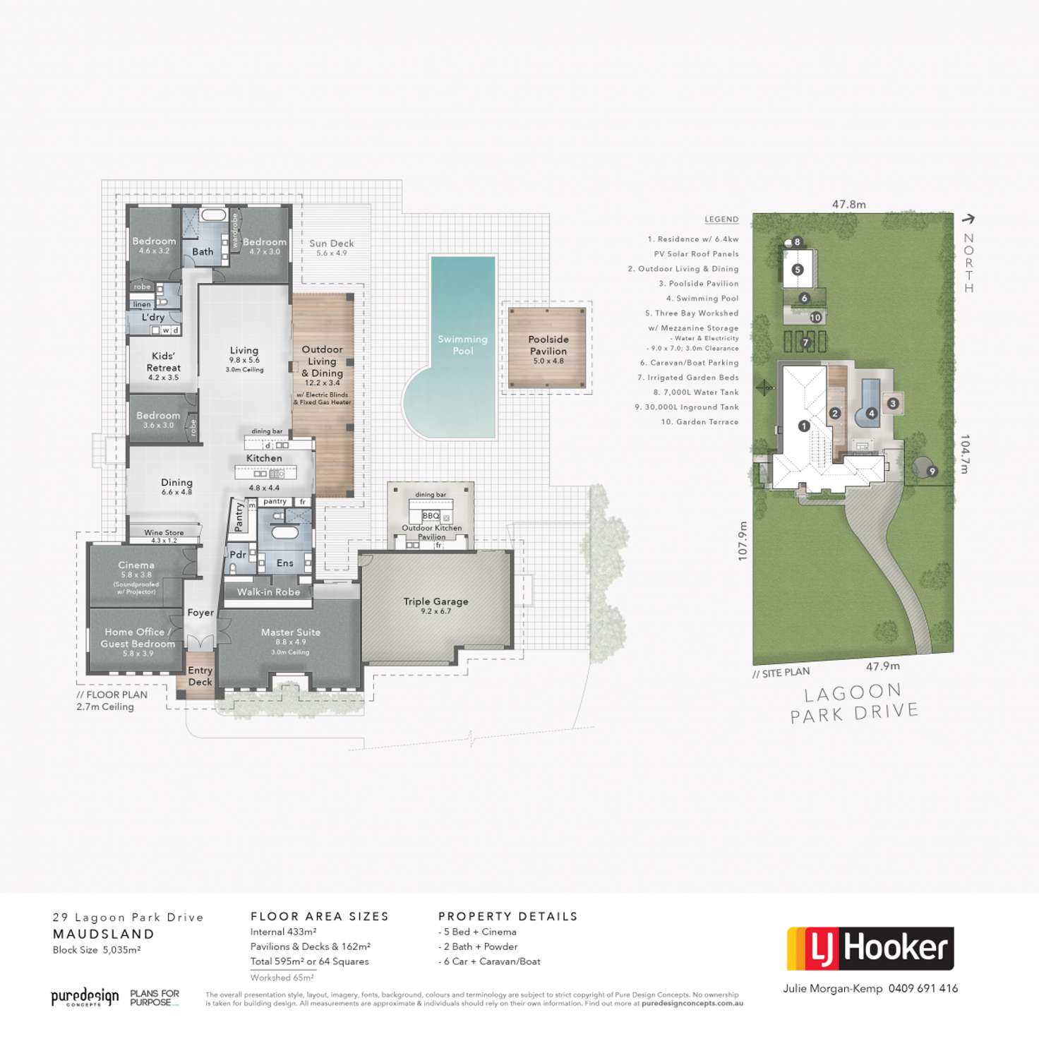 Floorplan of Homely house listing, 29 Lagoon Park Drive, Maudsland QLD 4210