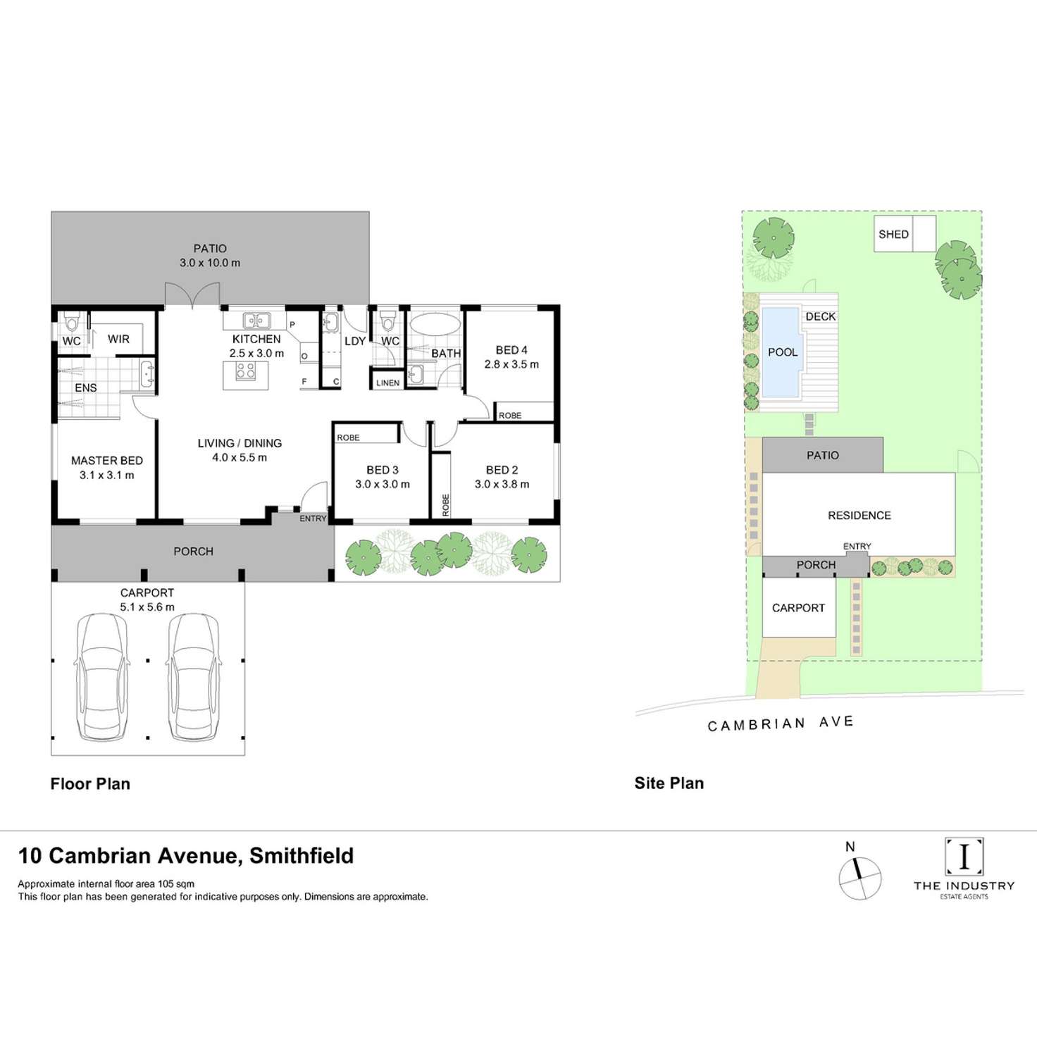Floorplan of Homely house listing, 10 Cambrian Avenue, Smithfield QLD 4878