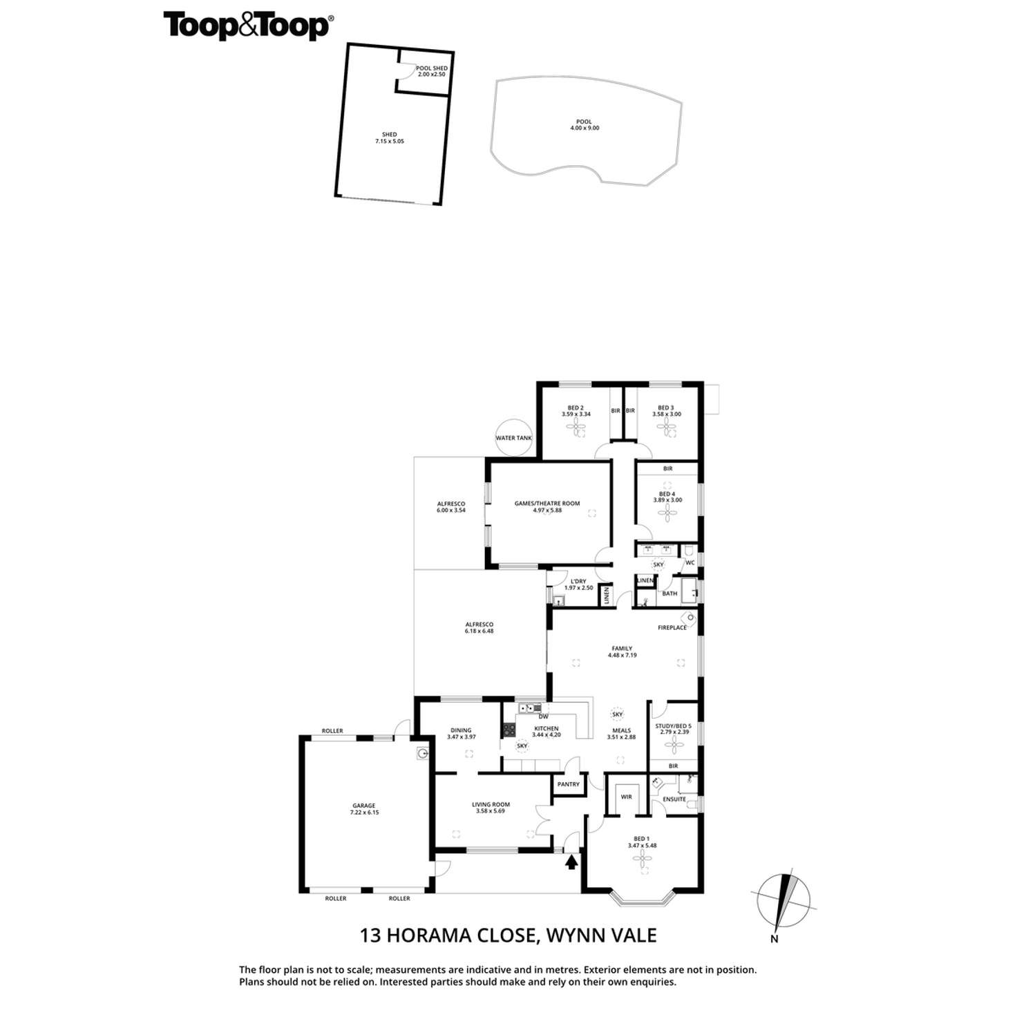 Floorplan of Homely house listing, 13 Horama Close, Wynn Vale SA 5127