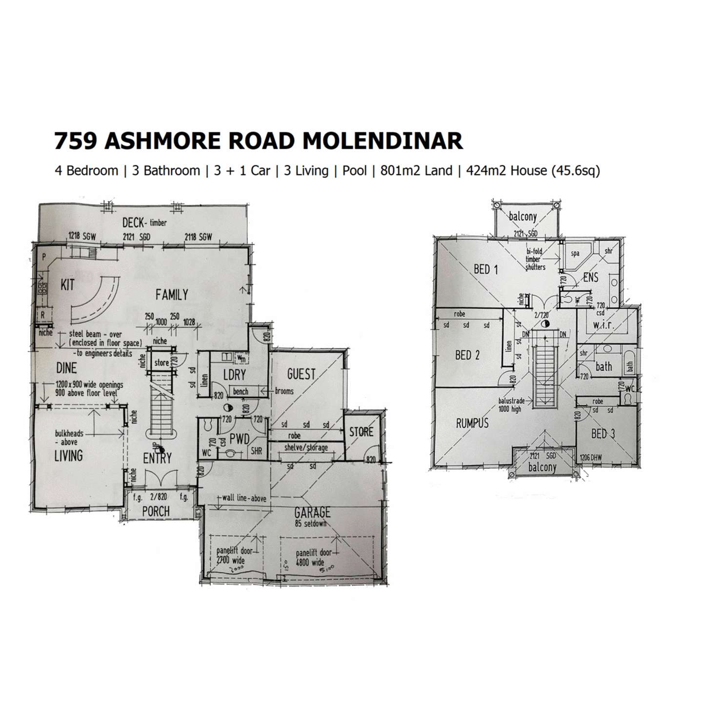 Floorplan of Homely house listing, 759 Ashmore Road, Molendinar QLD 4214