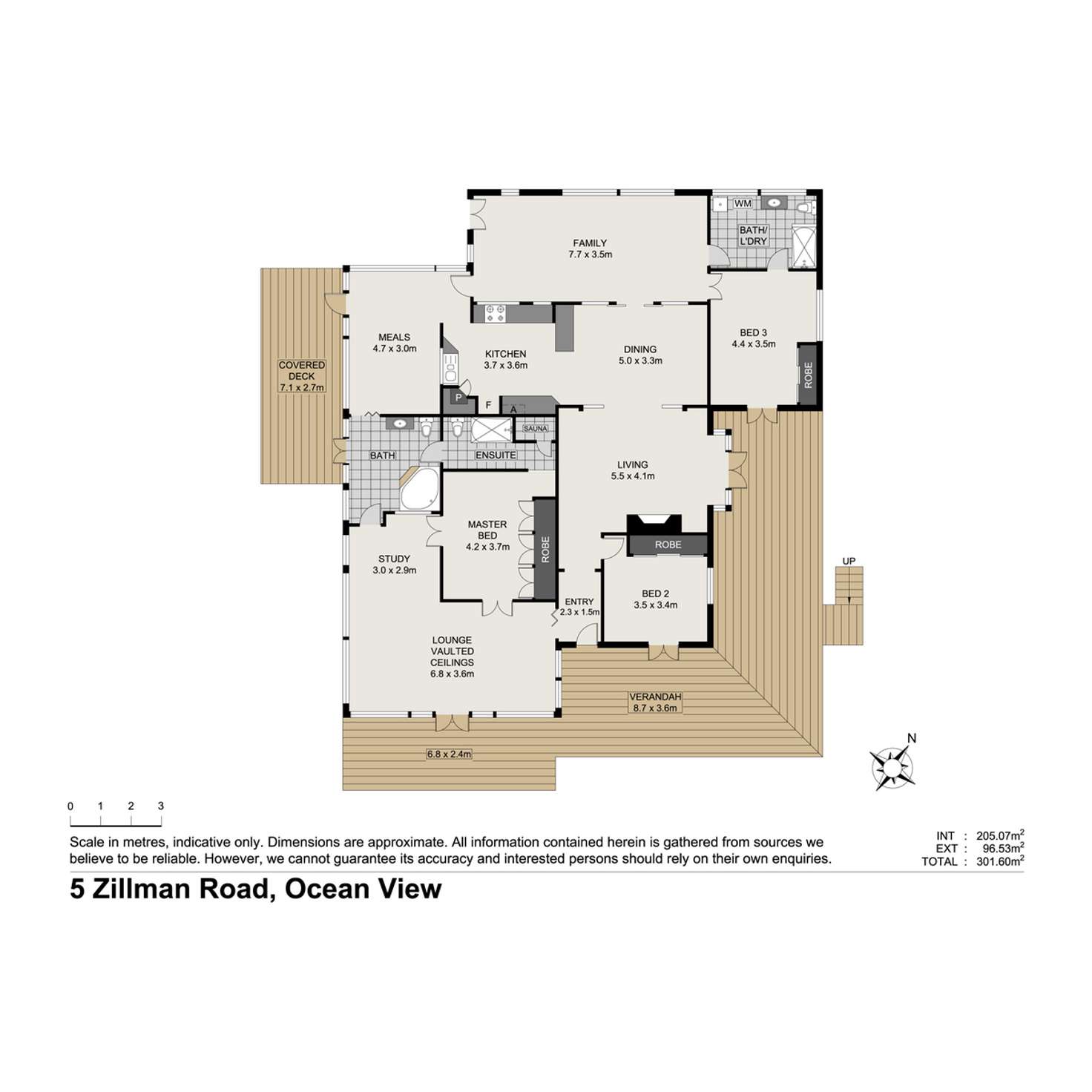 Floorplan of Homely house listing, 5 Zillman Road, Ocean View QLD 4521